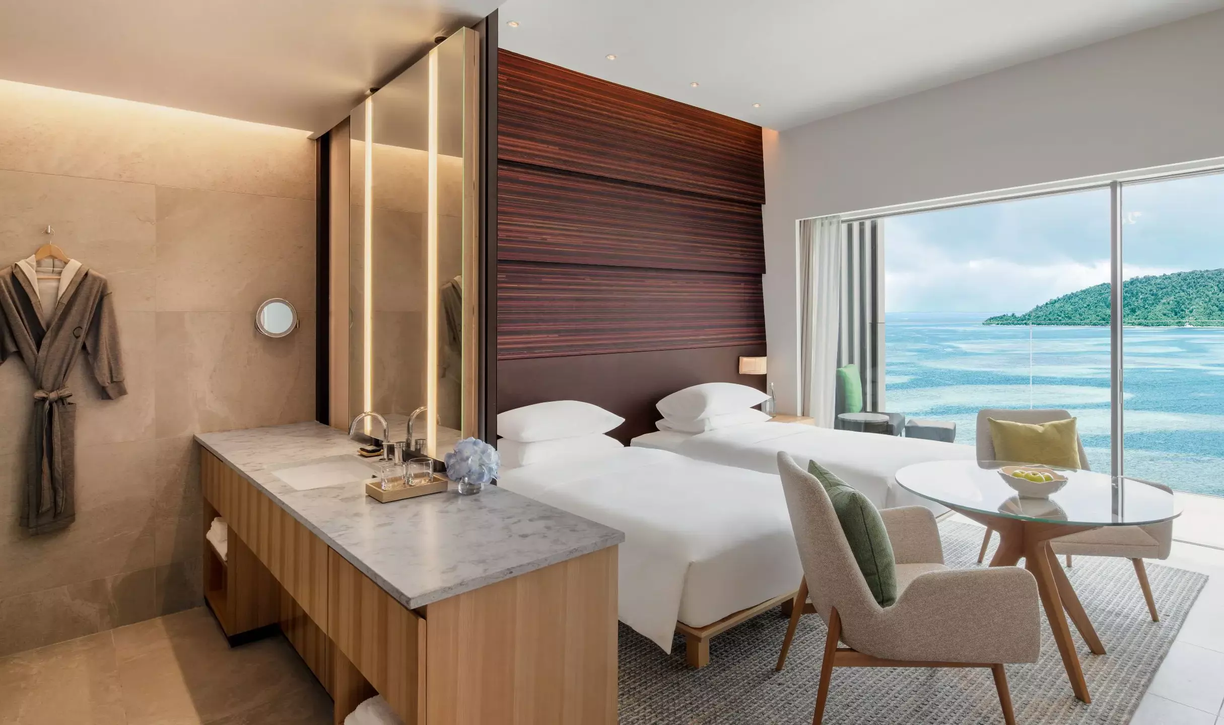 Maleisie Kota Kinabalu Hyatt Centric Standaard Sea View Kamer