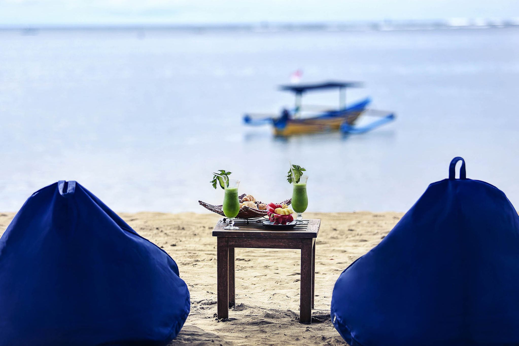 Strandvakantie aan het strand van Sanur op Bali