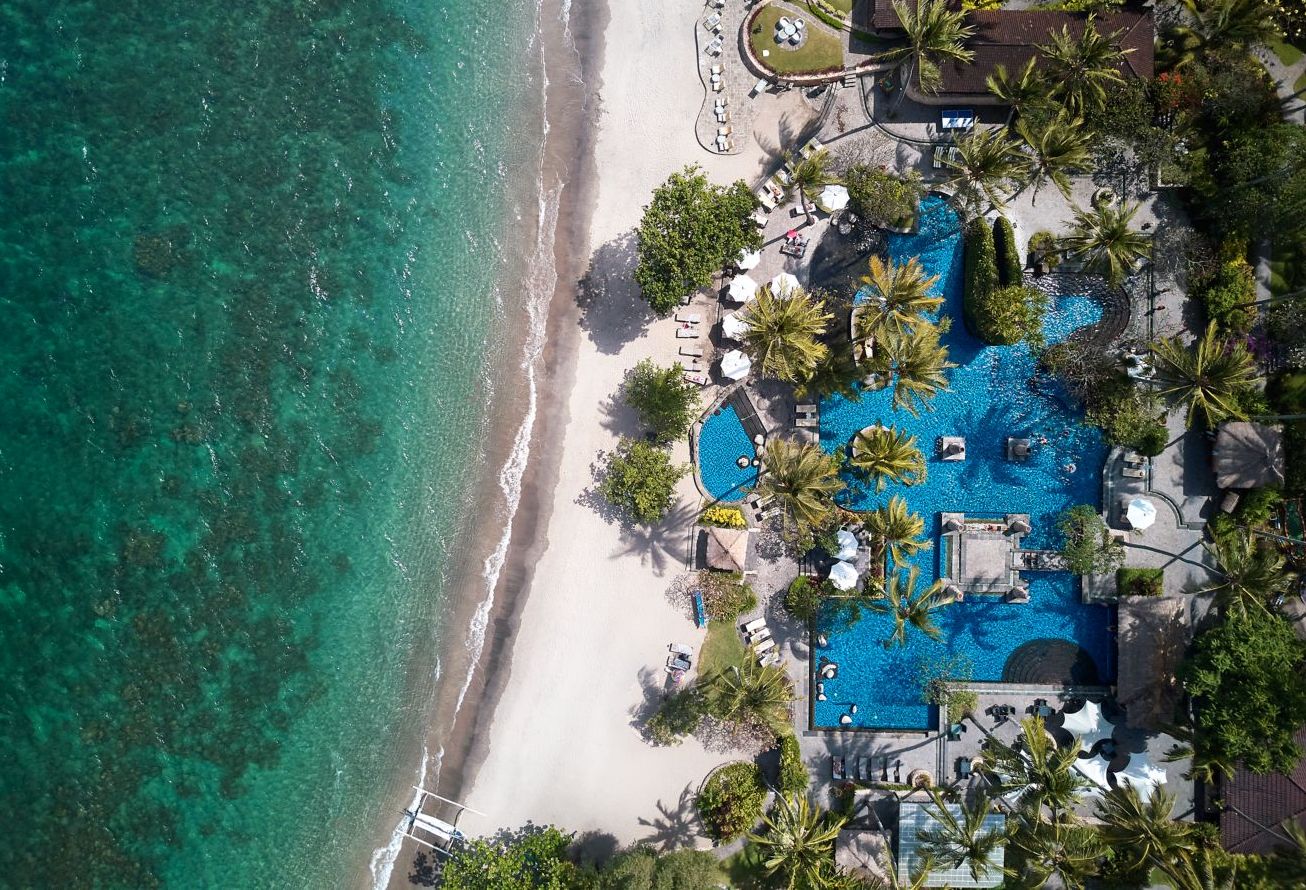 Indonesie Lombok Senggigi Beach Resort Zwembad