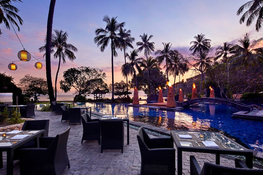 Indonesie Lombok Sheraton Senggigi Beach Resort Restaurant