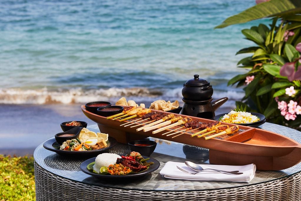 Indonesie Lombok Sheraton Senggigi Beach Resort dining