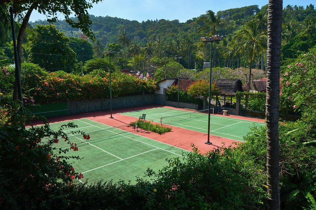 Indonesie Lombok Sheraton Senggigi Beach Resort Tennis