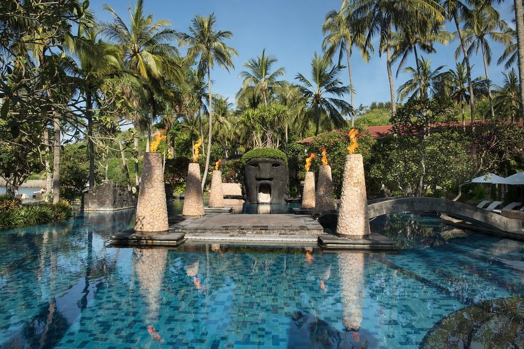 Indonesie Lombok Sheraton Senggigi Beach Resort Zwembad