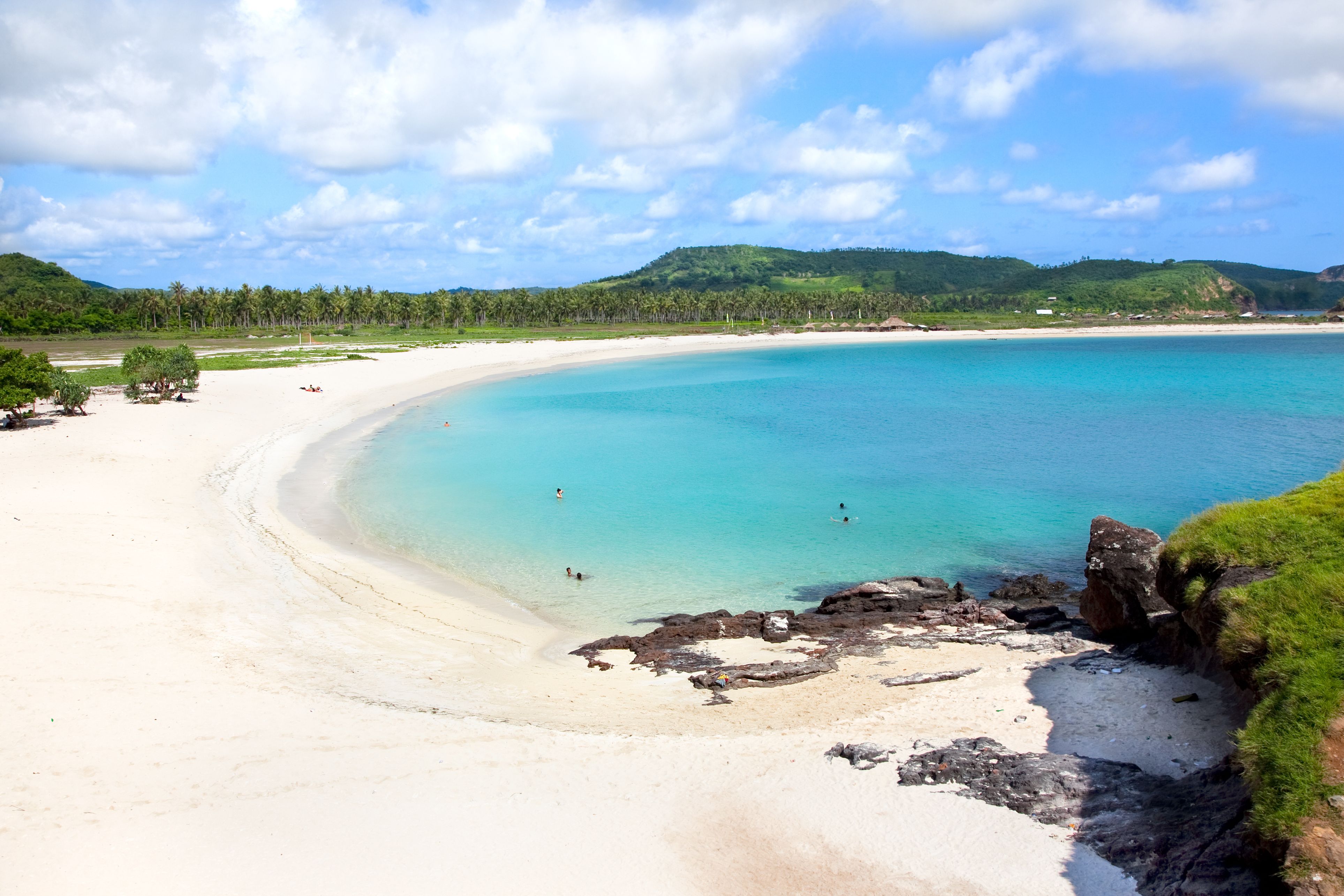 Indonesie Lombok Tanjung Aan Strand