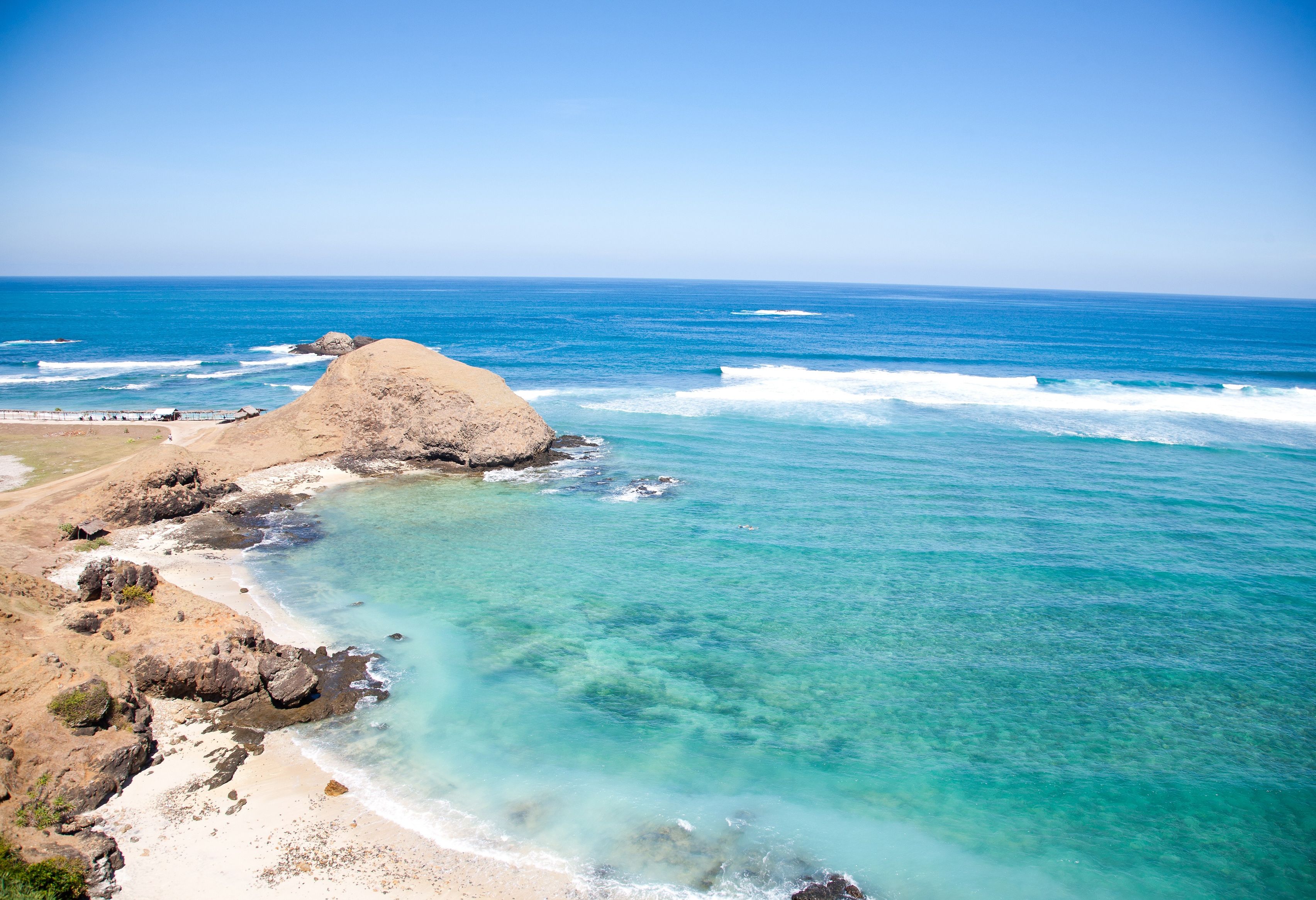 Indonesie Lombok Kuta Strand
