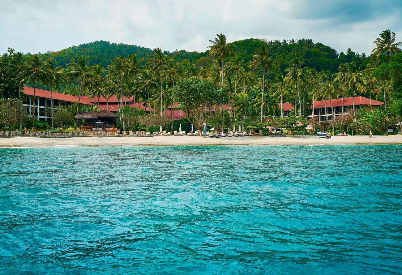 Indonesie Lombok Senggigi Sheraton Strand