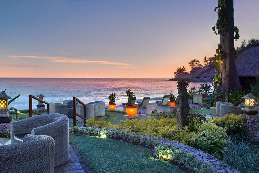 Indonesie Lombok Senggigi Sheraton Terras