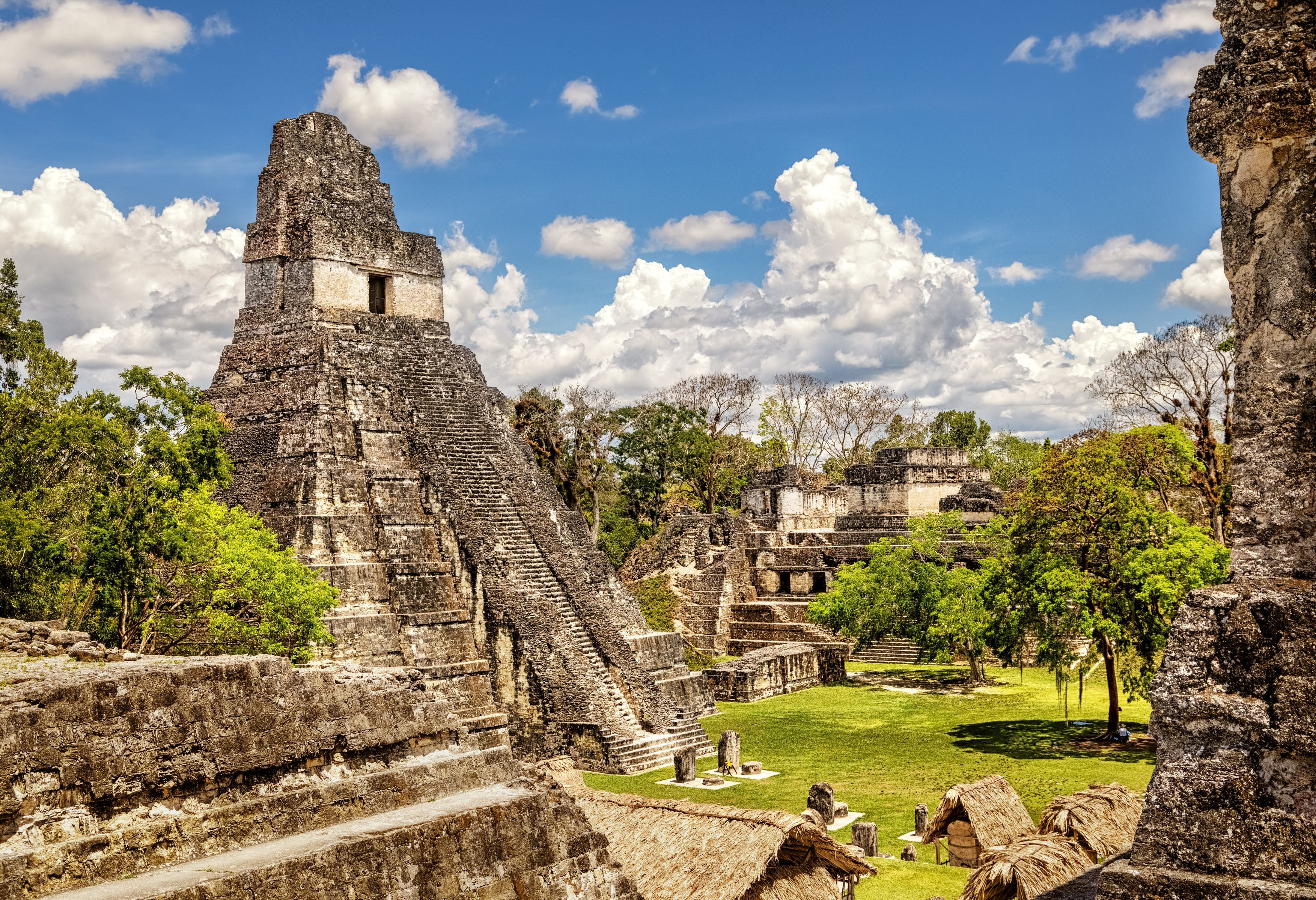 Maya-Stad Tikal in Guatemala
