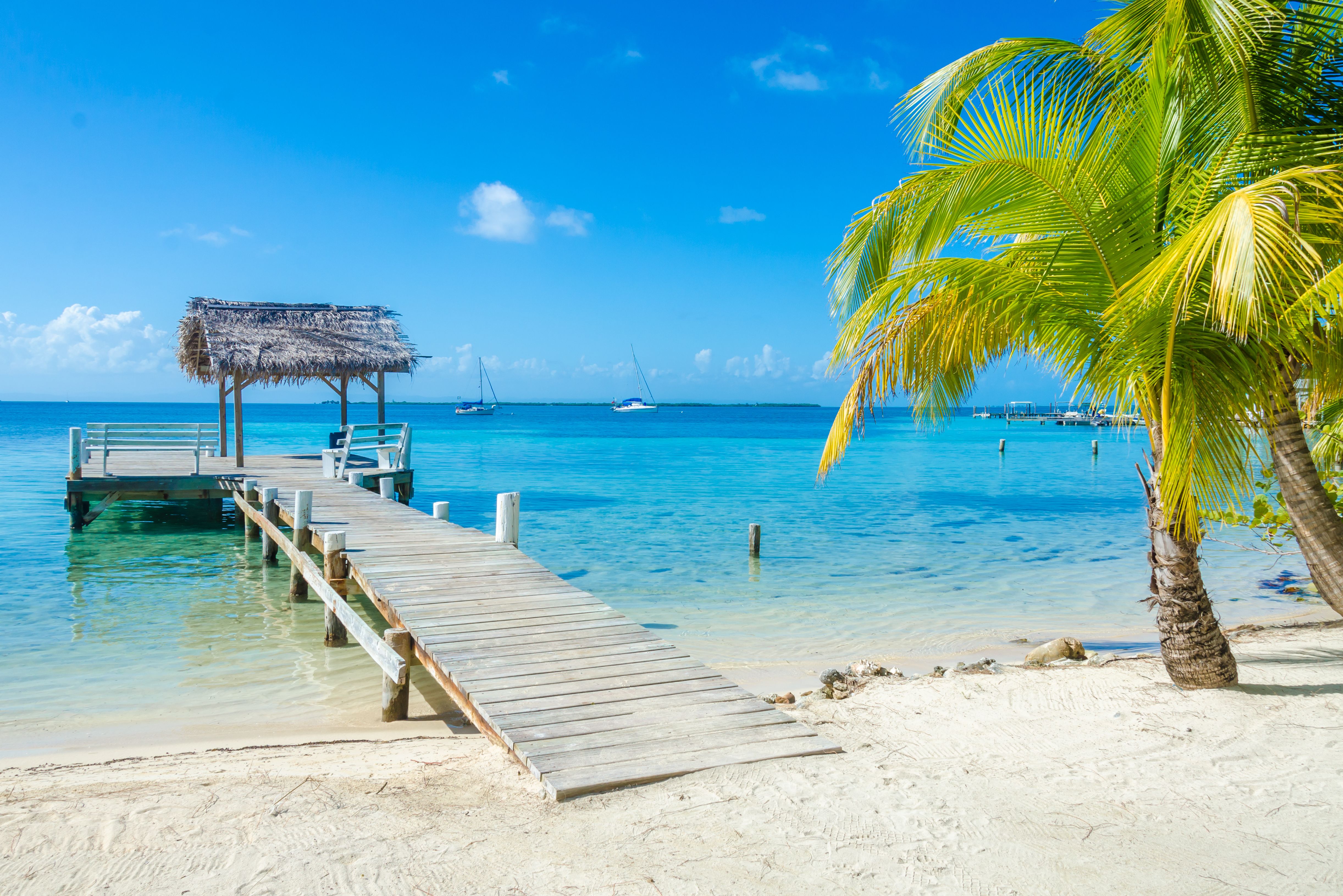 Charmante stranden van Belize