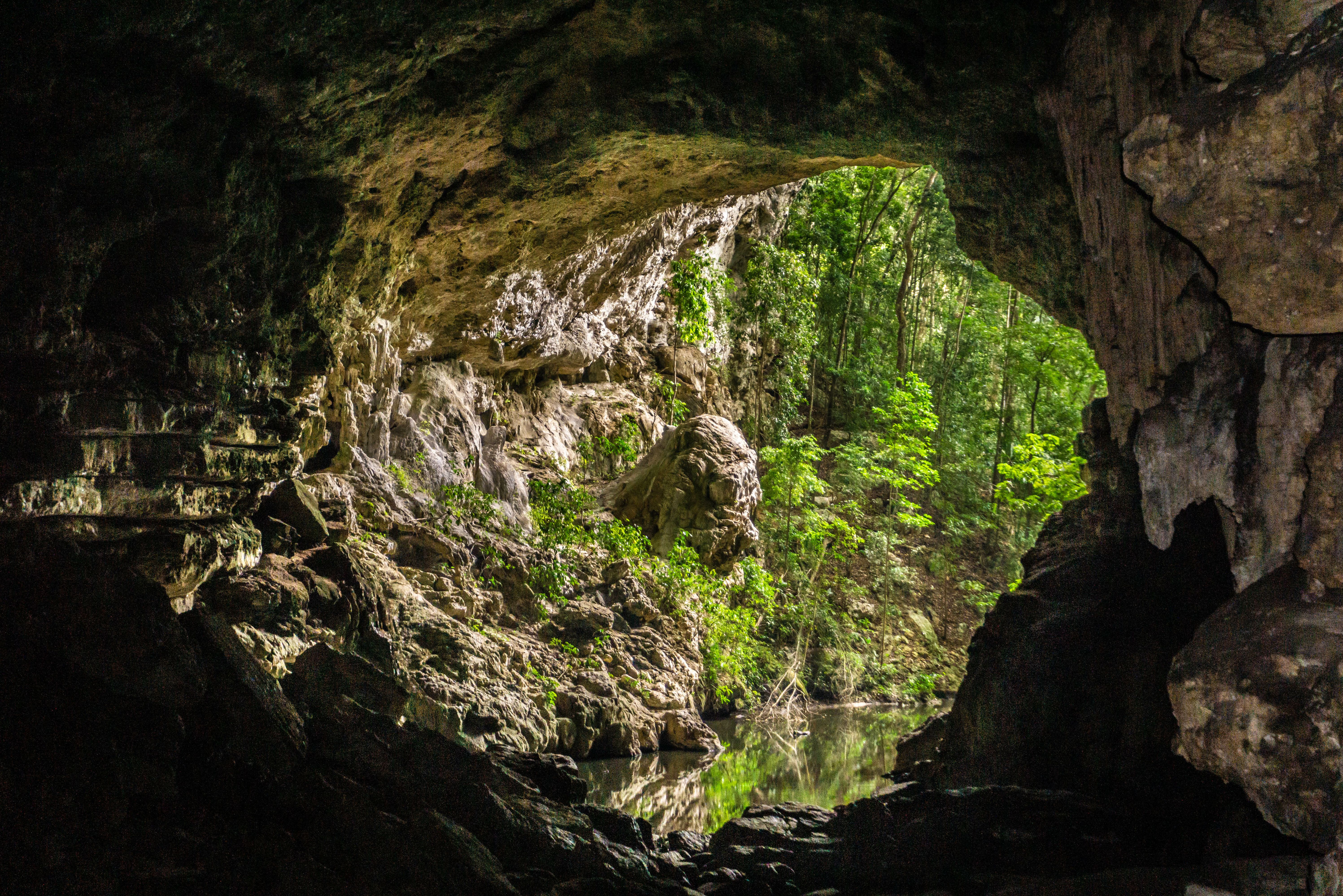 Rio Frio grotten in binnenland van Belize