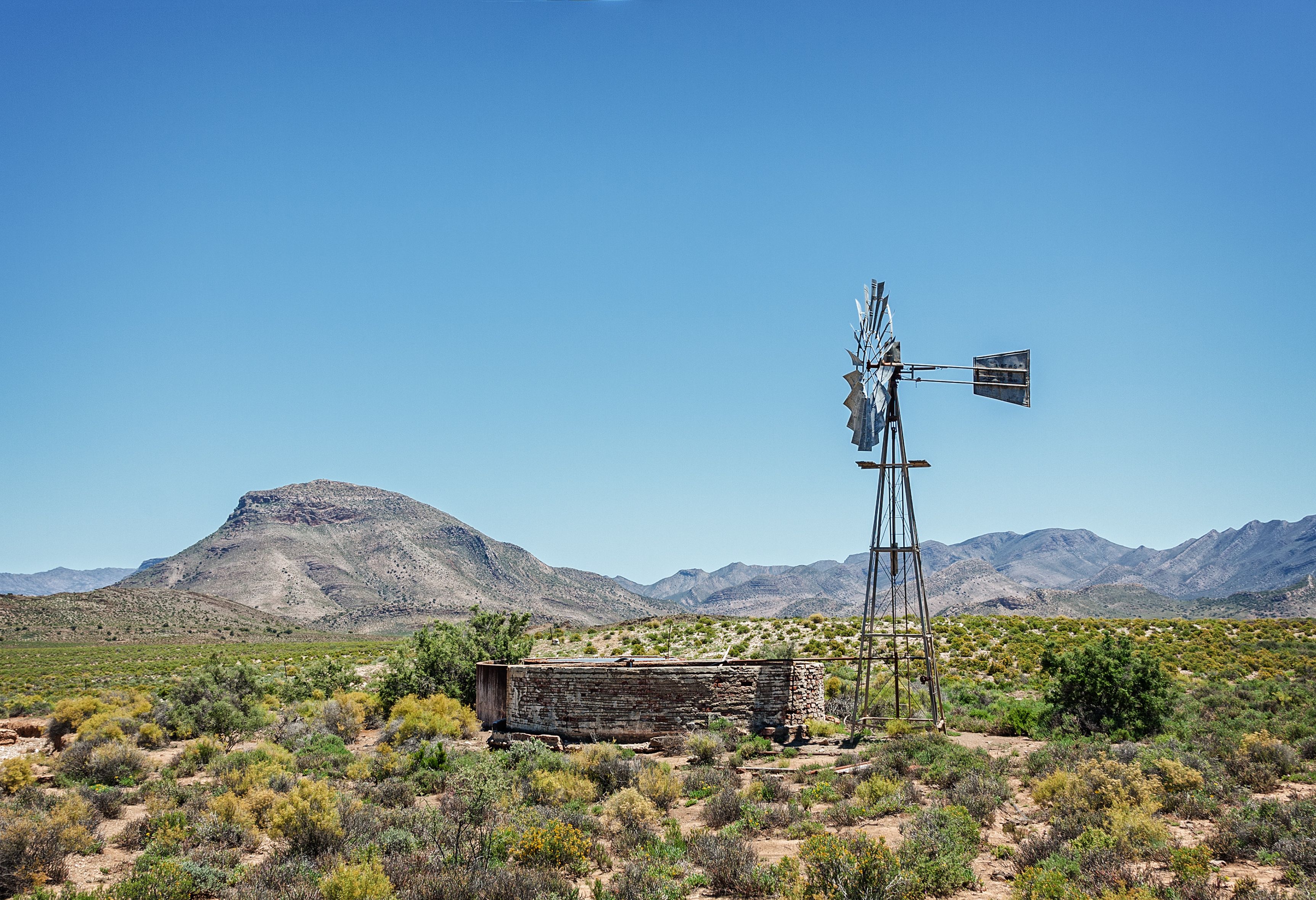 Karoo landschap Zuid Afrika