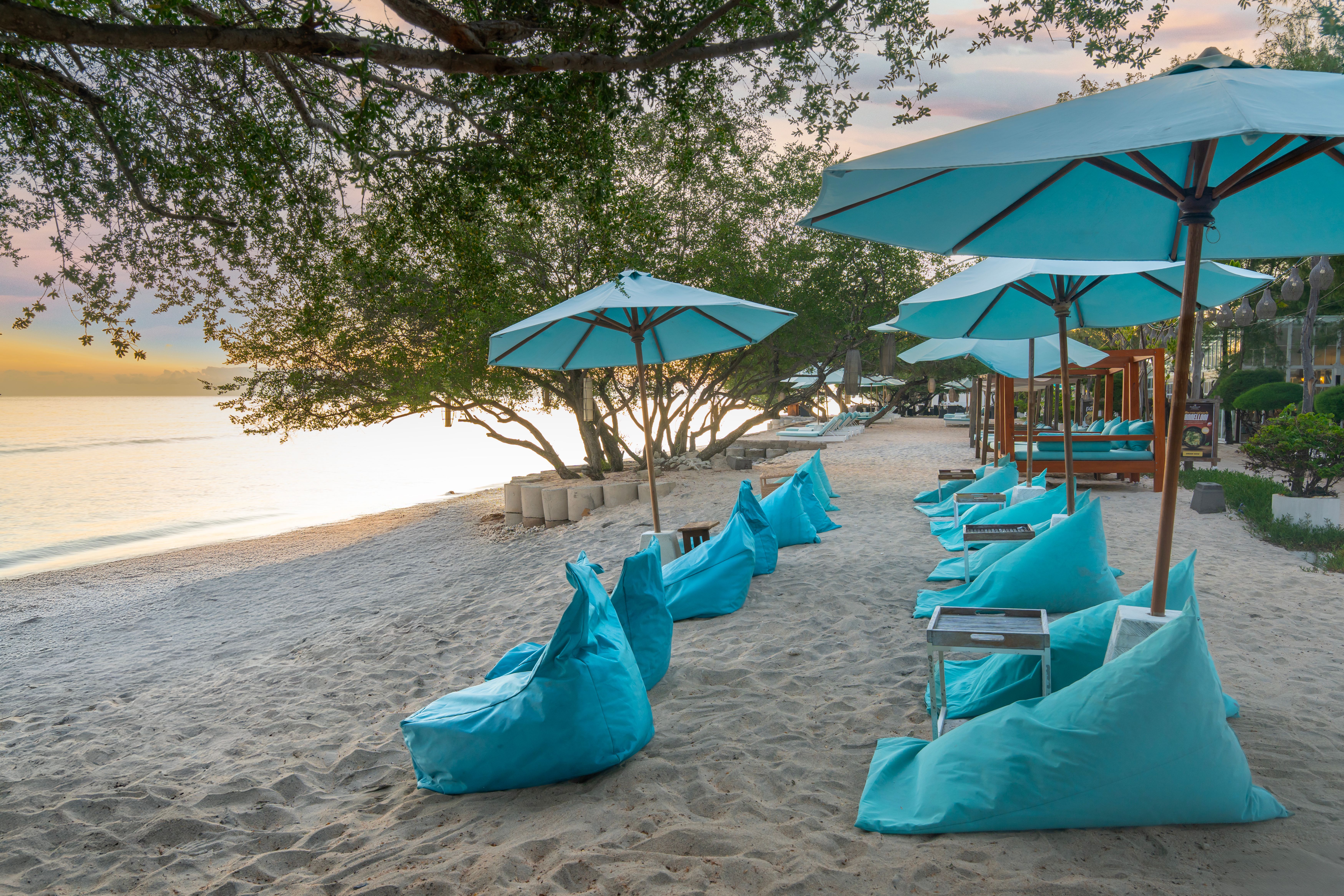 Indonesia Lombok Gili Trawangan Jambuluwuk Oceano Hotel Strand