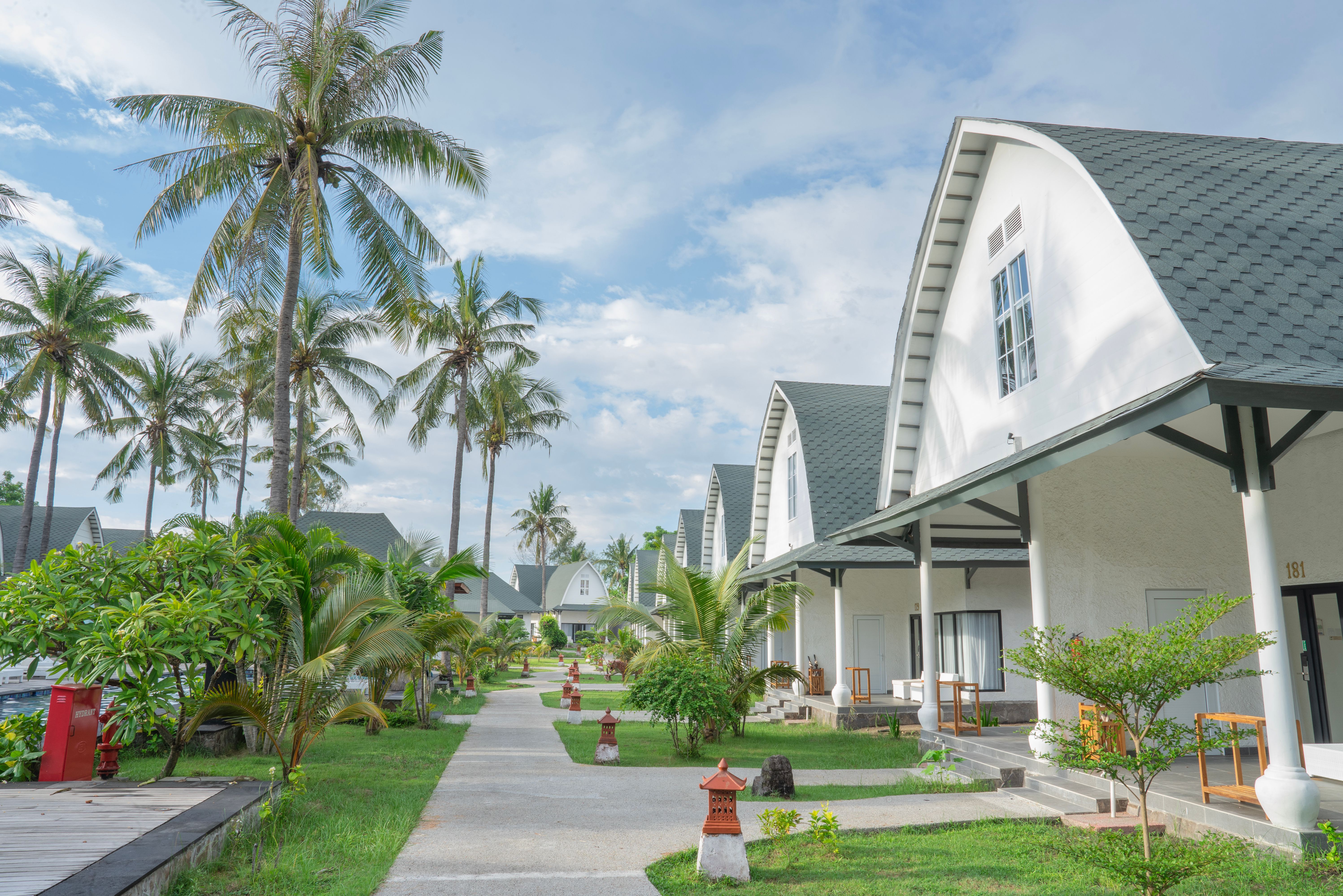 Indonesia Lombok Gili Trawangan Jambuluwuk Oceano Hotel Tuinen