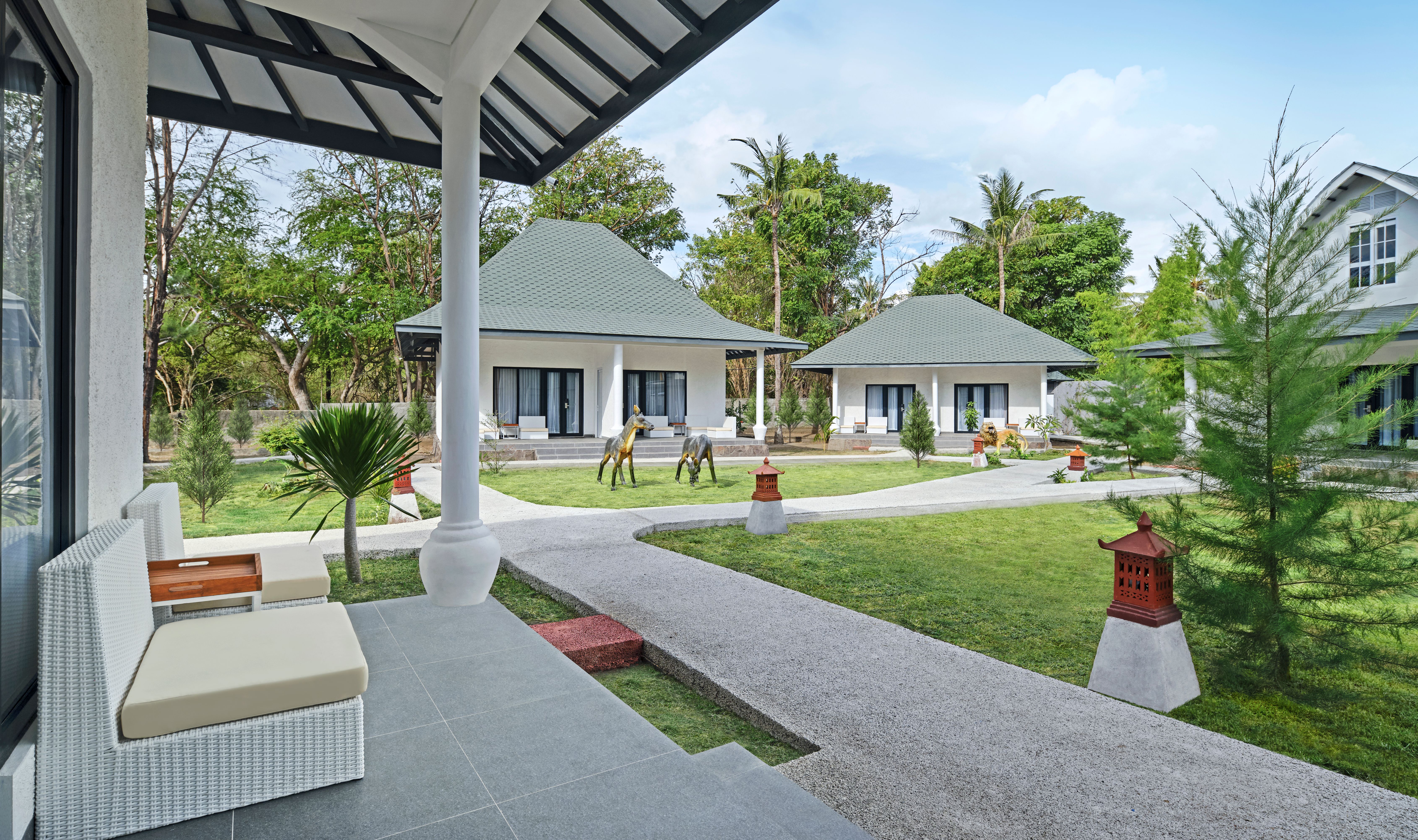 Indonesia Lombok Gili Trawangan Jambuluwuk Oceano Hotel Garden Kamer