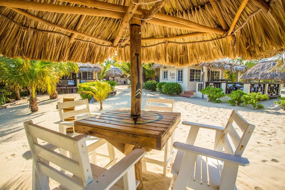 Belize Placencia Caribbean Beach Cabanas Terras