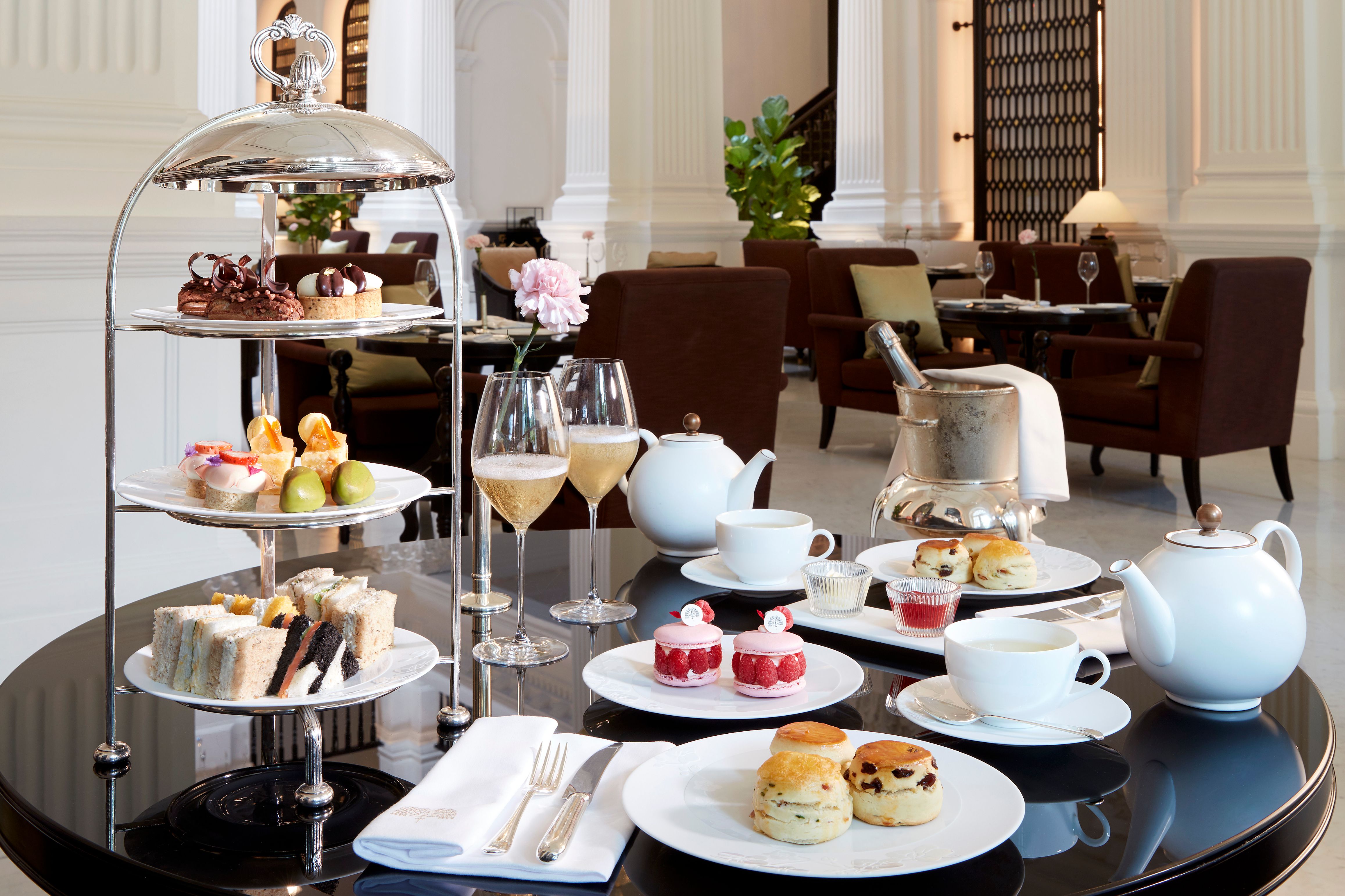 Afternoon Tea in Grand Lobby Raffles