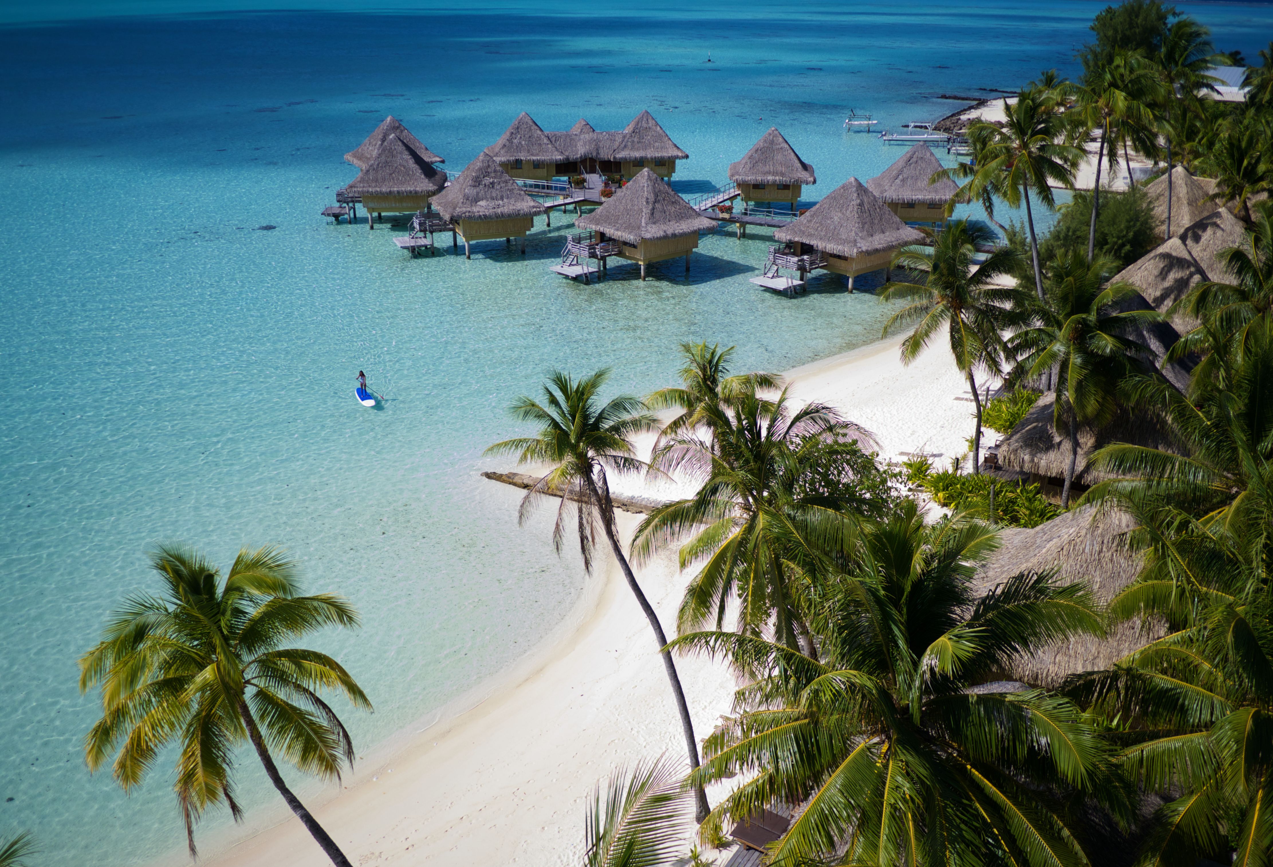 Frans Polynesie Intercontinental Bora Bora Le Moana Resort Strand