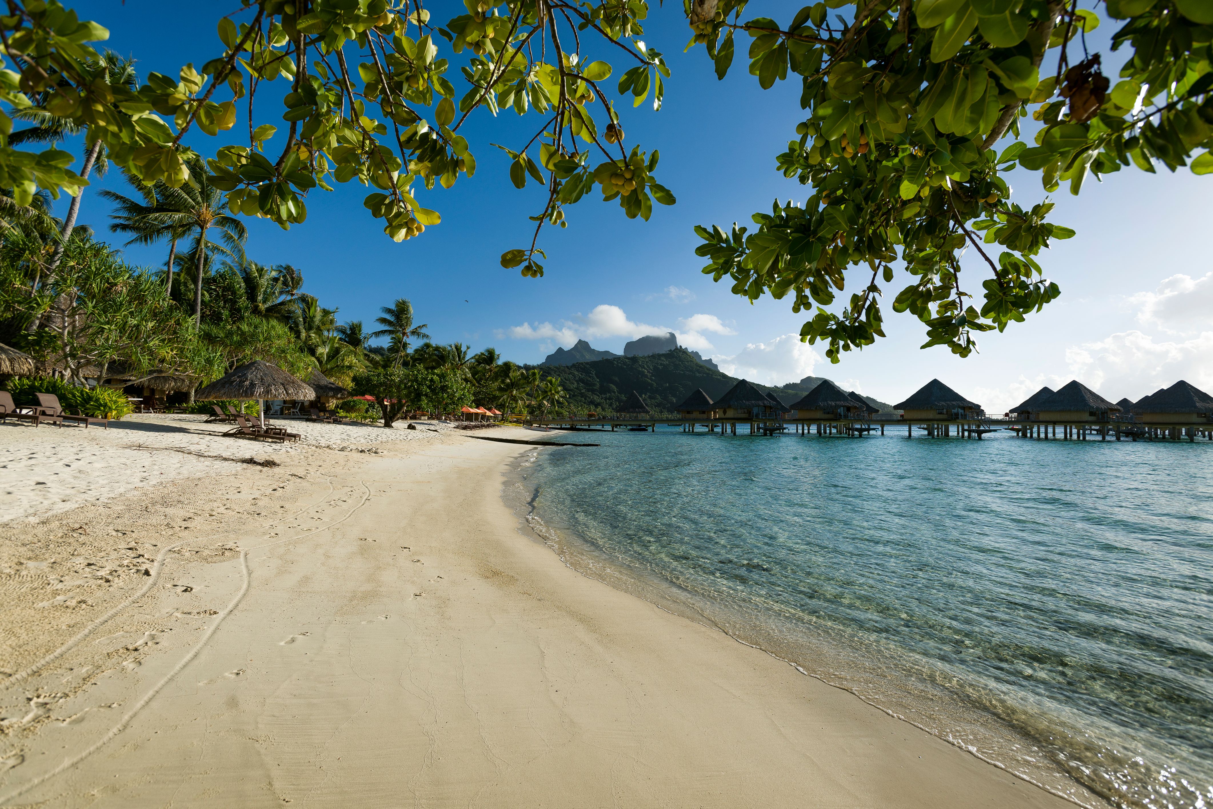 Frans Polynesie Intercontinental Bora Bora Le Moana Resort Strand
