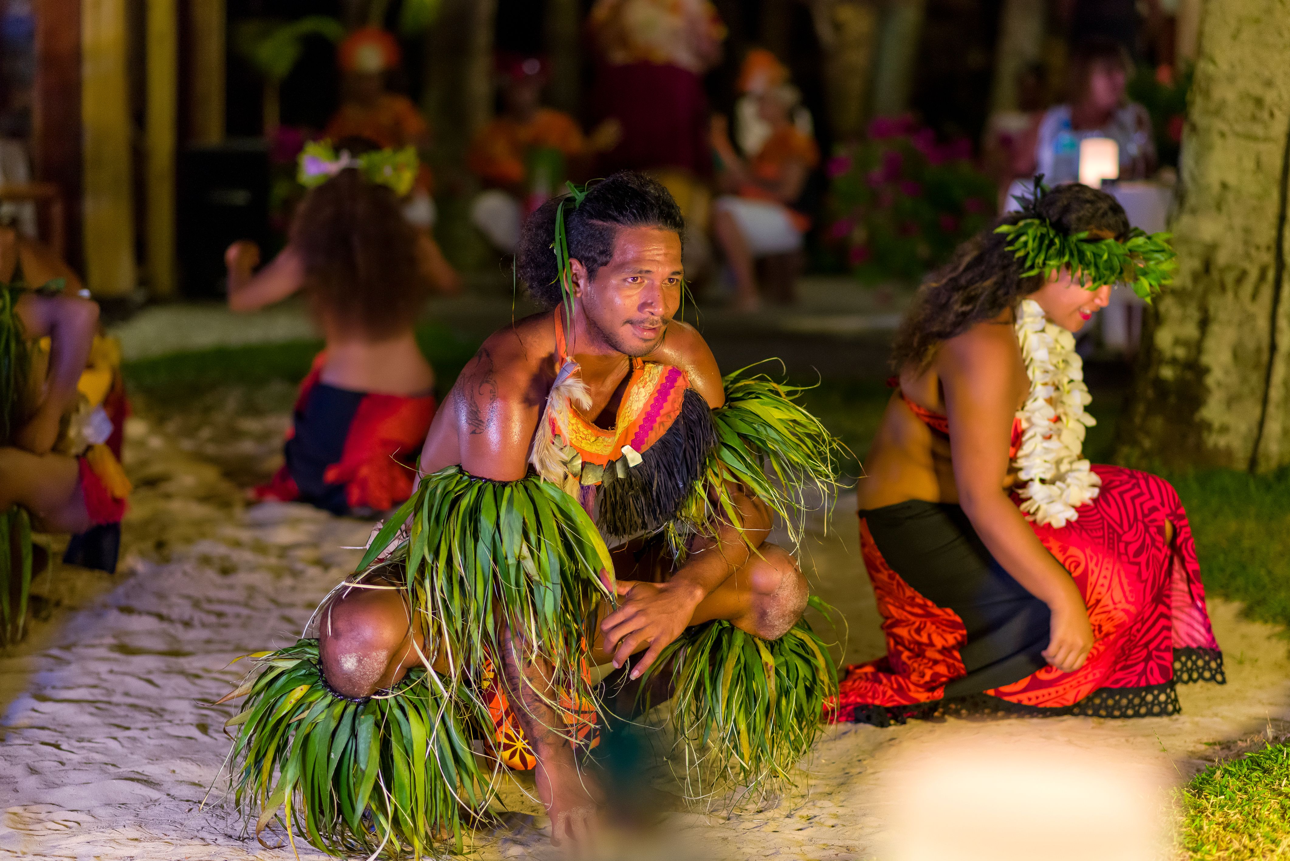 Frans Polynesie Intercontinental Bora Bora Le Moana Resort Thema Avond