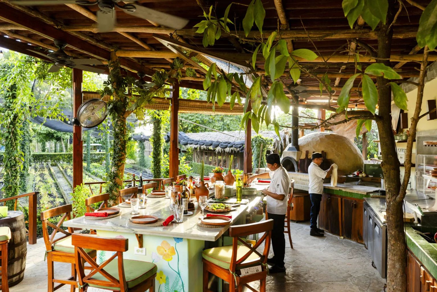 Belize Placencia Turtle Inn Restaurant