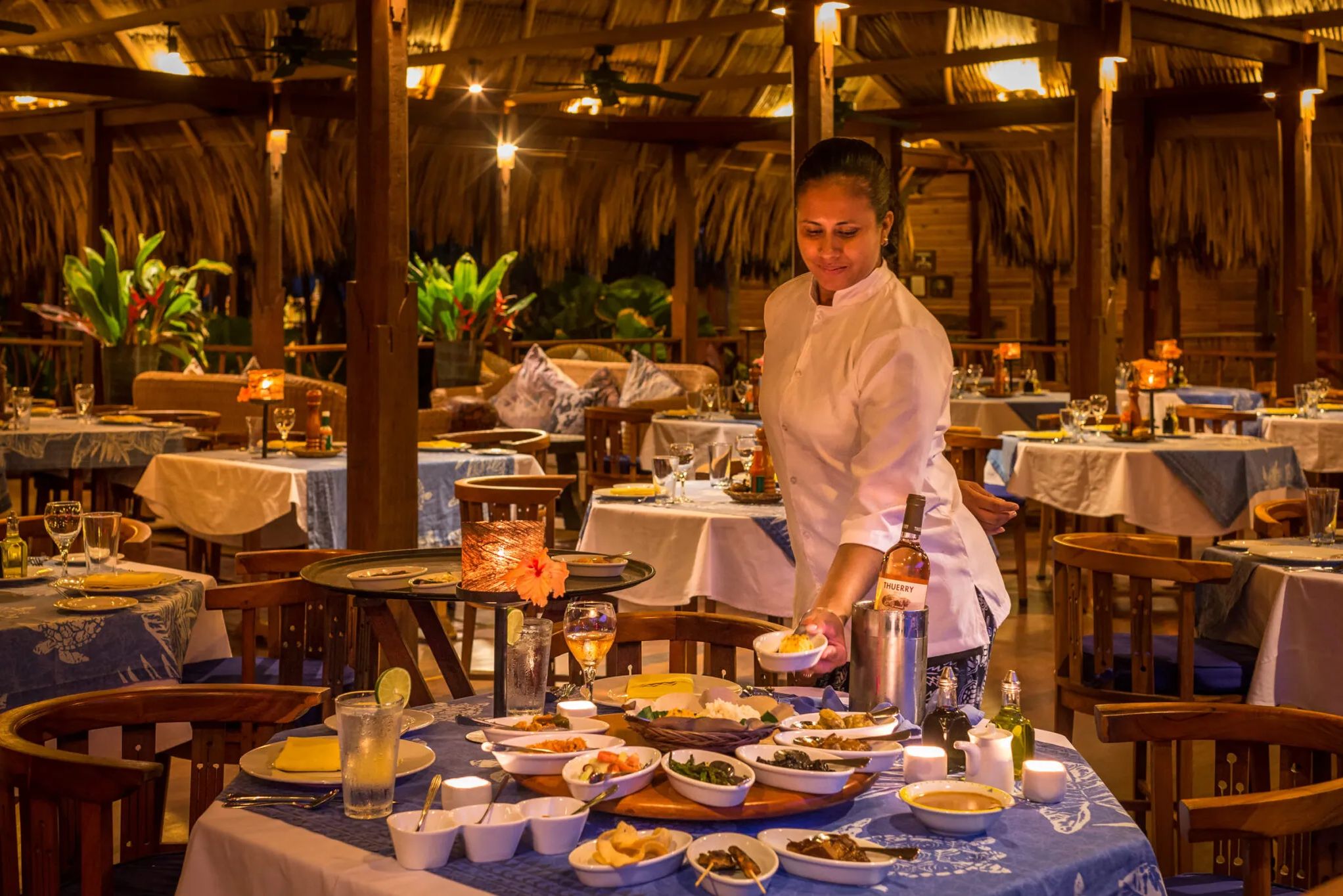 Belize Placencia Turtle Inn Restaurant