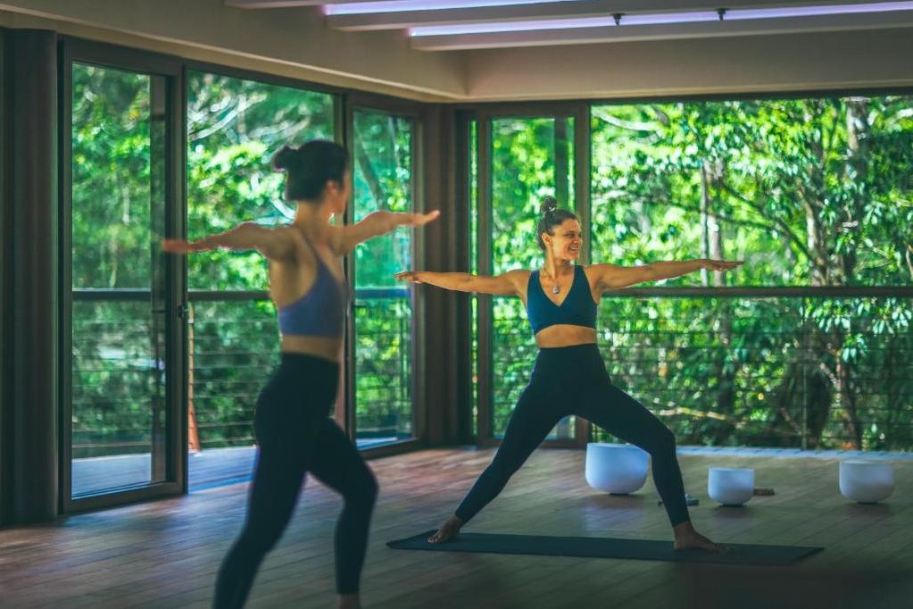Yoga lessen in het hotel