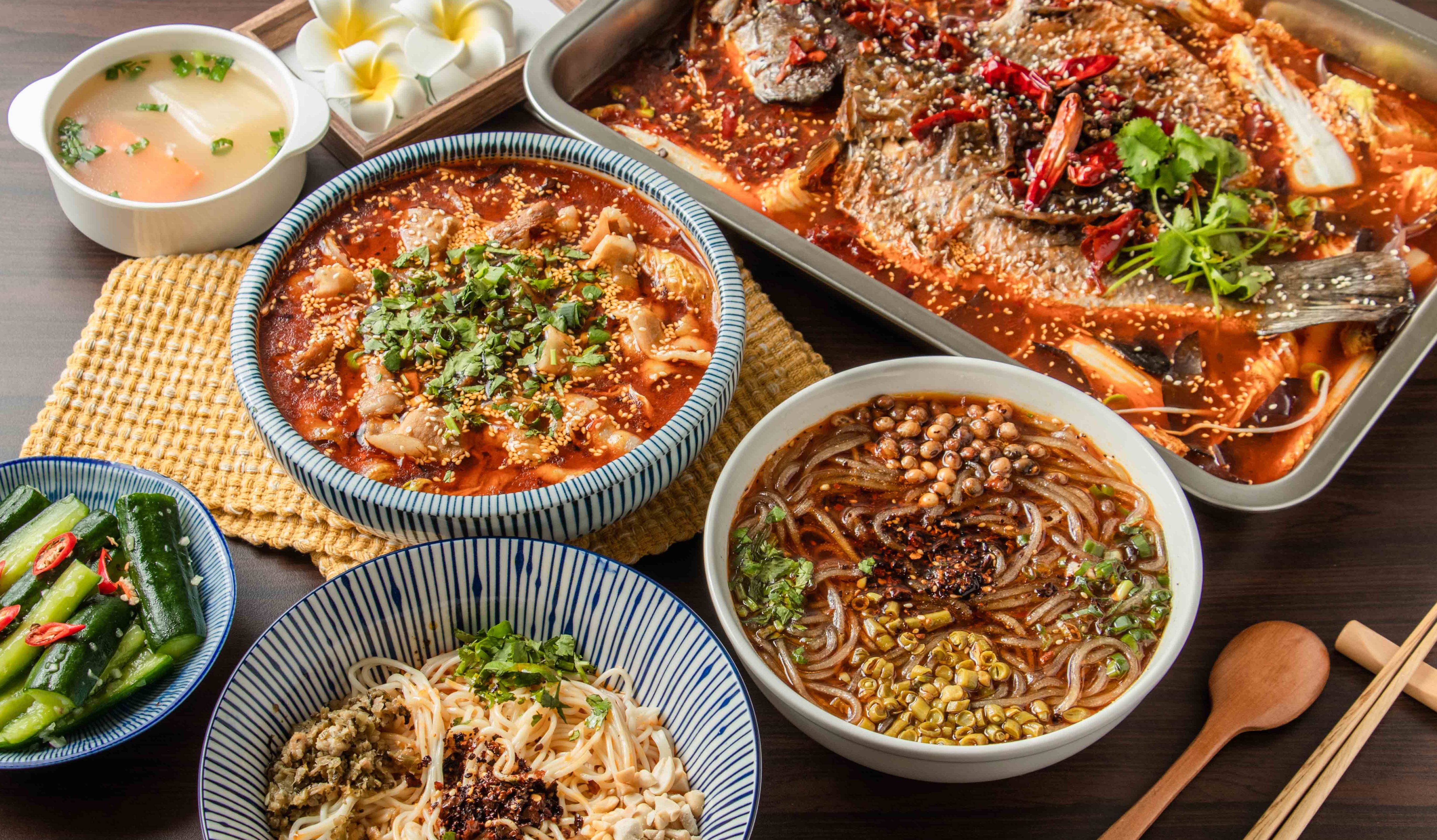 China-Chongqing-Noodle-Gerechten