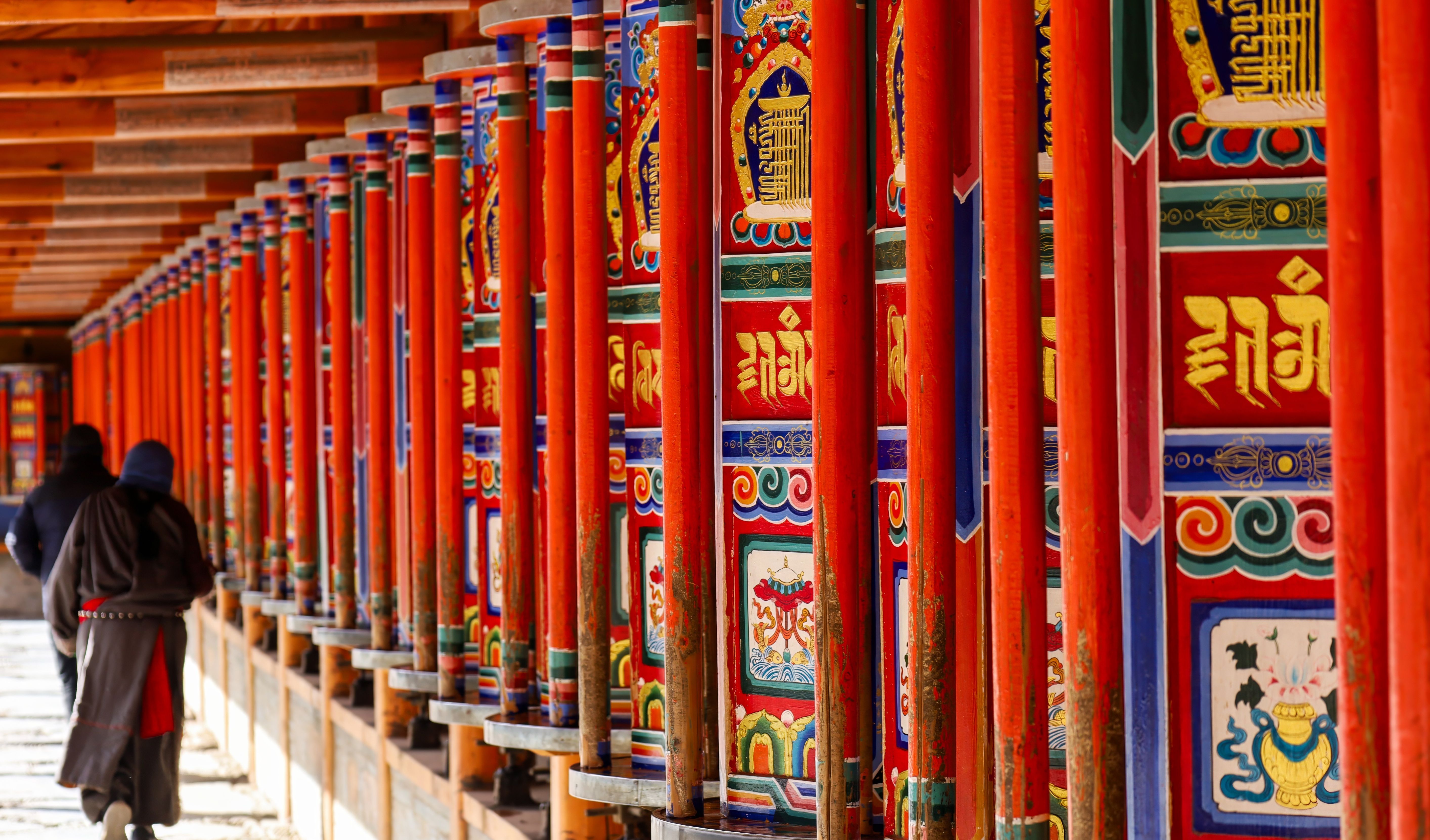 China-Labrang-Klooster-Tibetaans-Pad