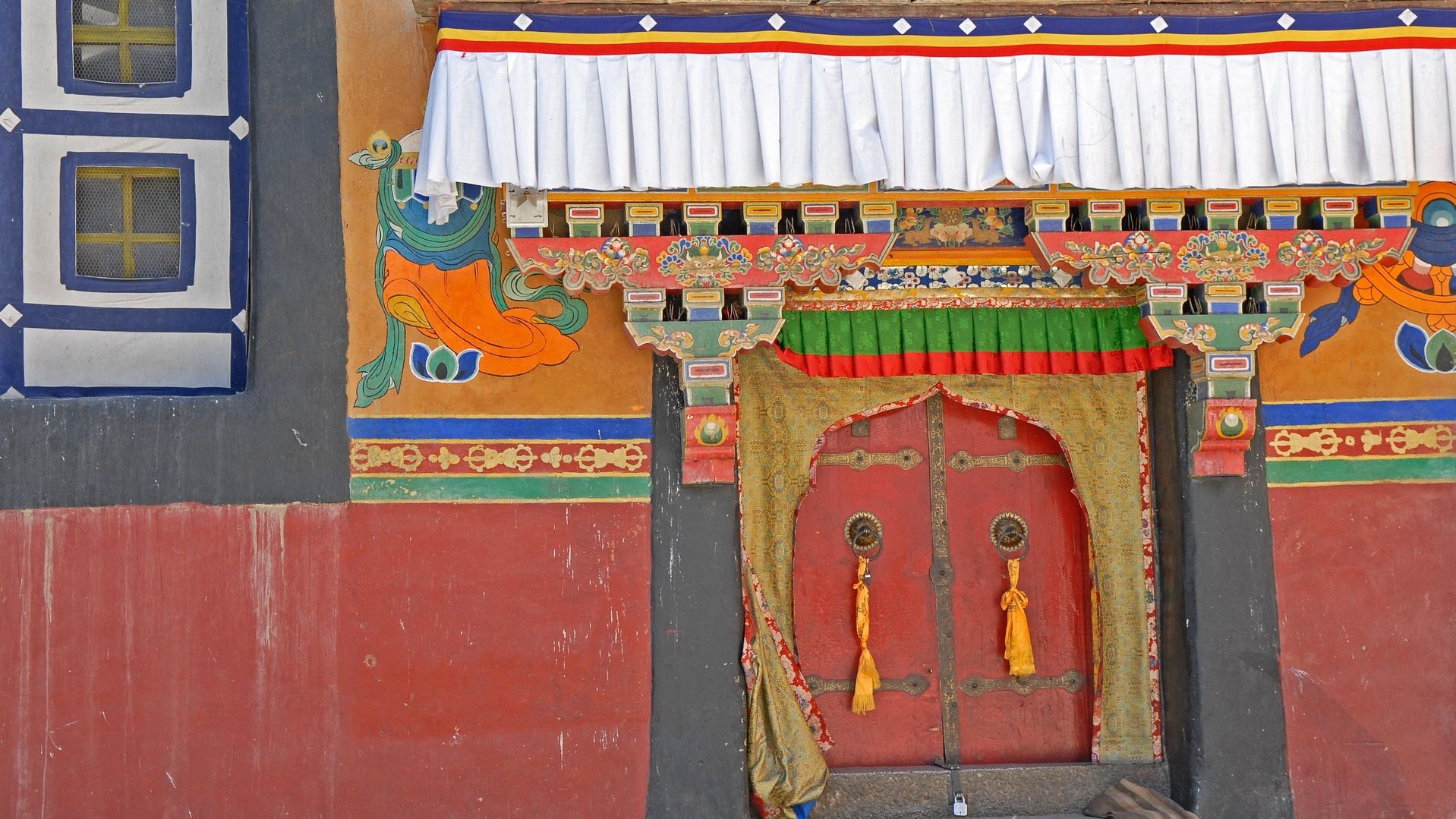 china-tibet-gyangtse-klooster-deur