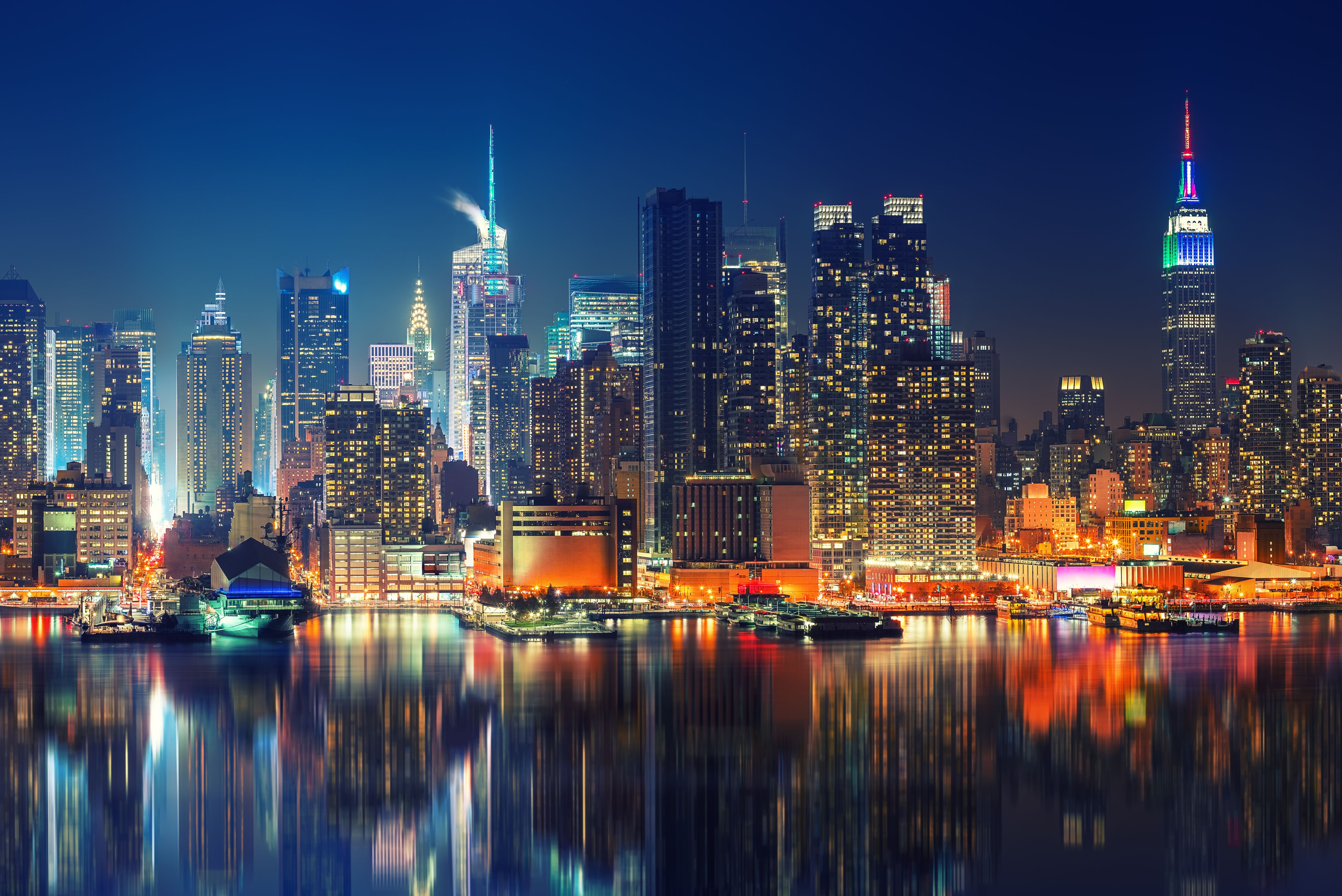 Amerika New York Manhattan Skyline