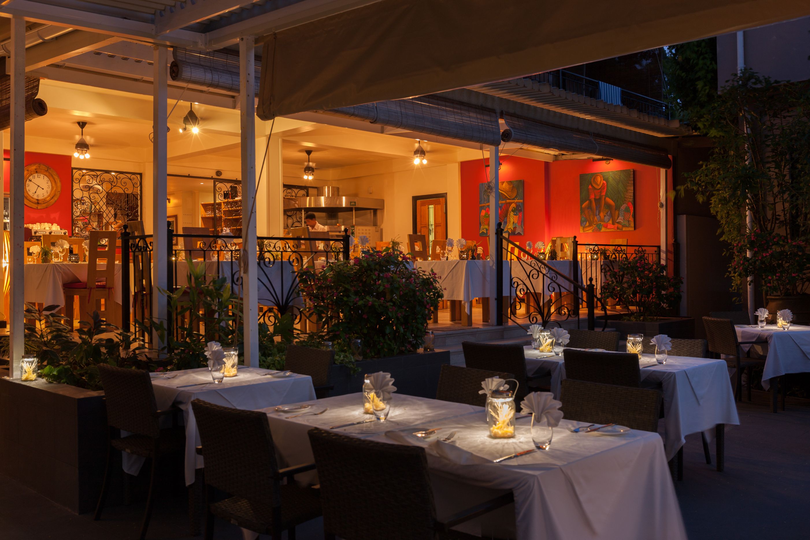 Restaurant in het hotel
