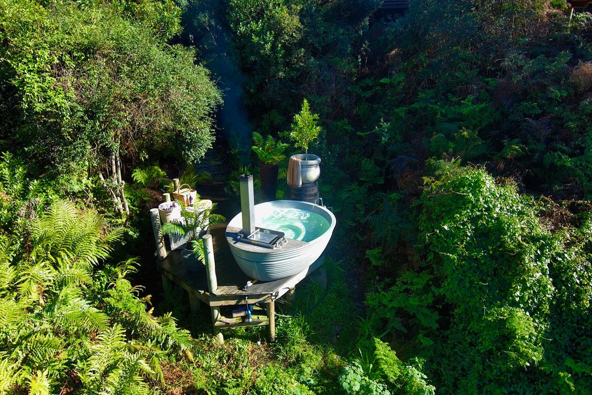 Zuid-Afrika Tsitsikamma Tuinroute The Fernery Lodge Stoombad