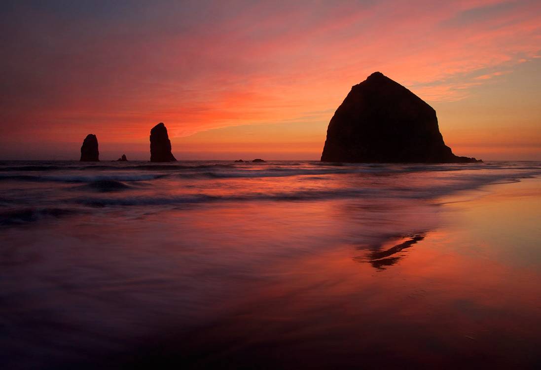 Cannon Beach in Oregon