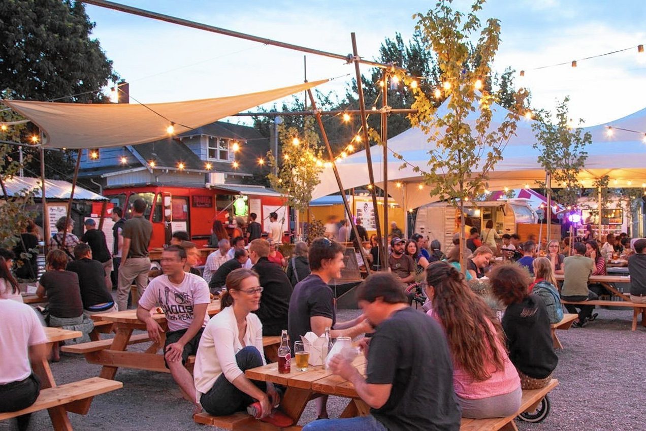 Portland food truck in Amerika