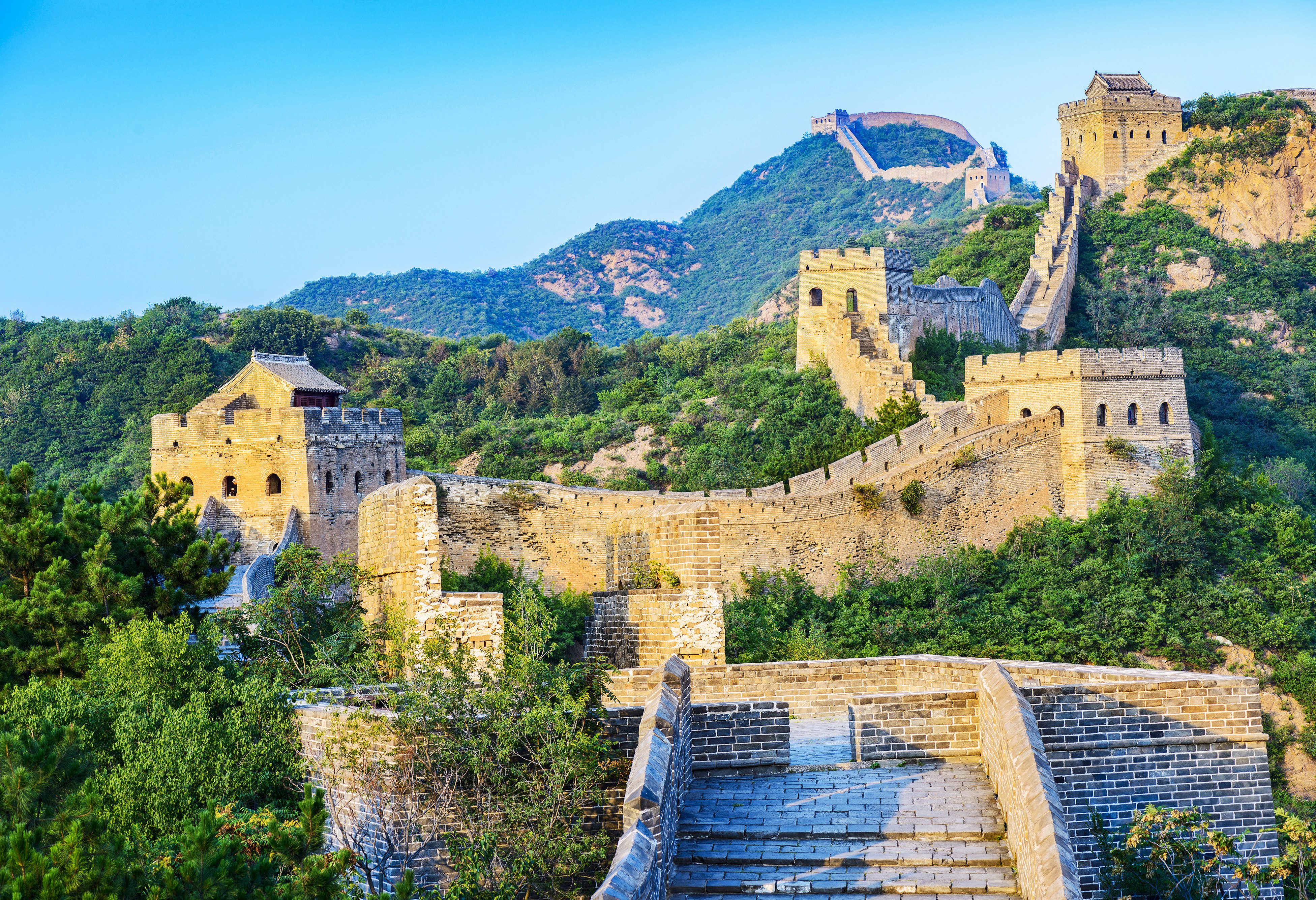 De Chinese Muur in China