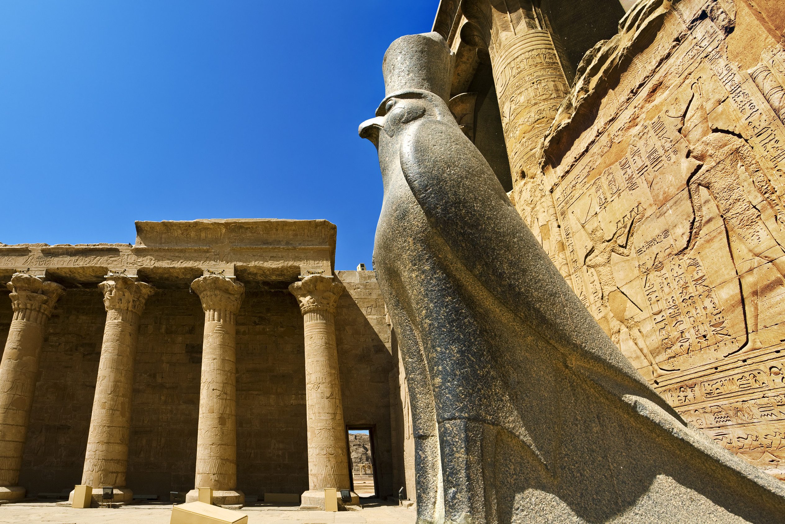 Egypte Nijlcruise Aswan naar Luxor Tempel van Edfu