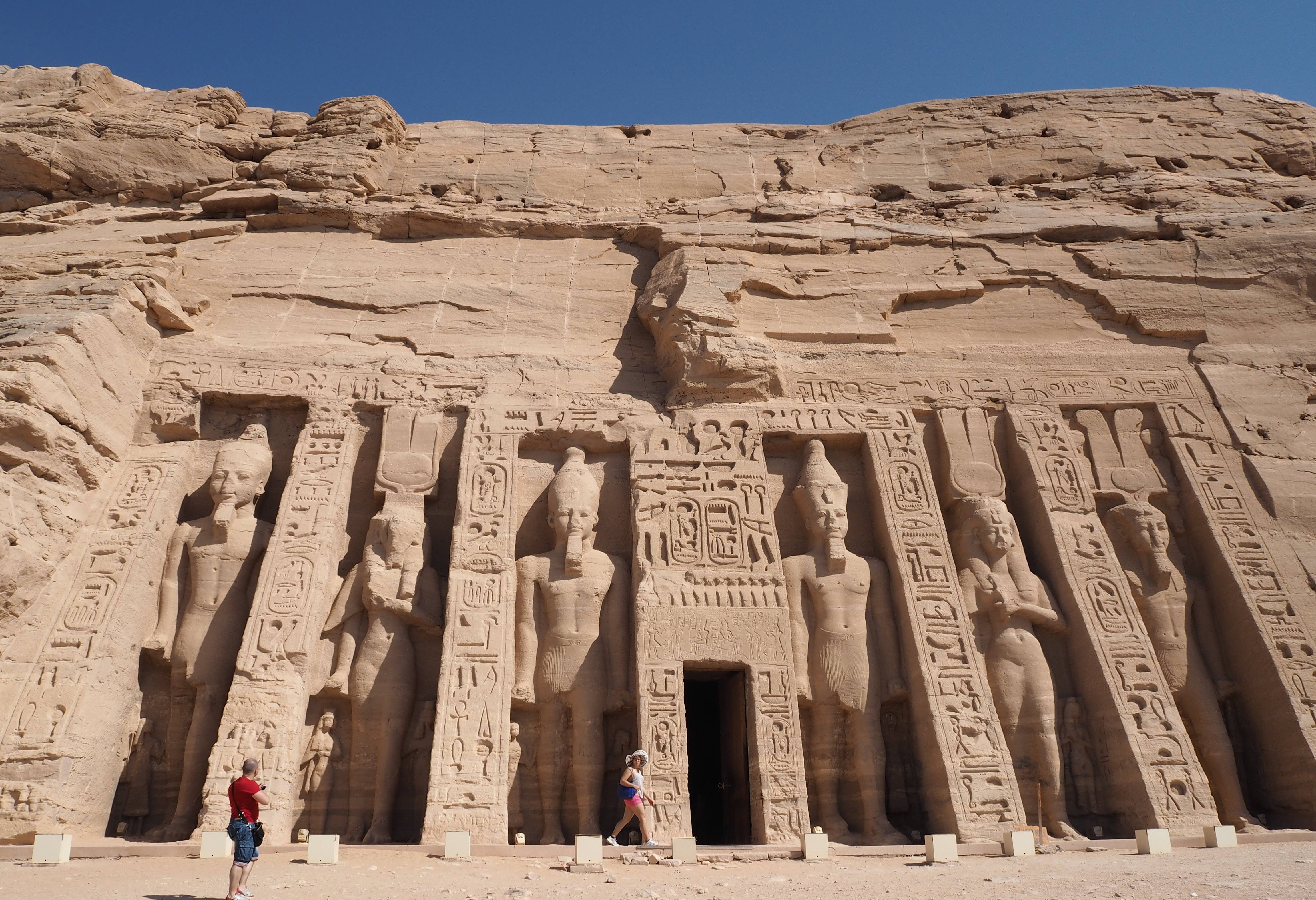 Abu  Simbel tempel Nubische Monumenten Aswan Egypte