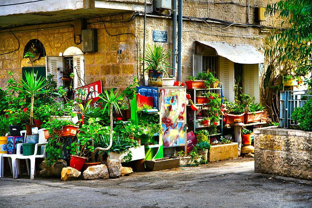 Nachlaot wijk in Jeruzalem in Israël