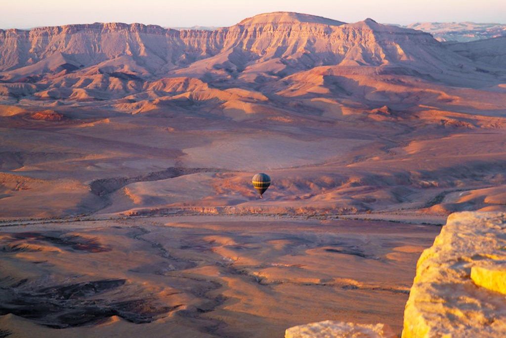 Mitzpe Ramon krater in Israël