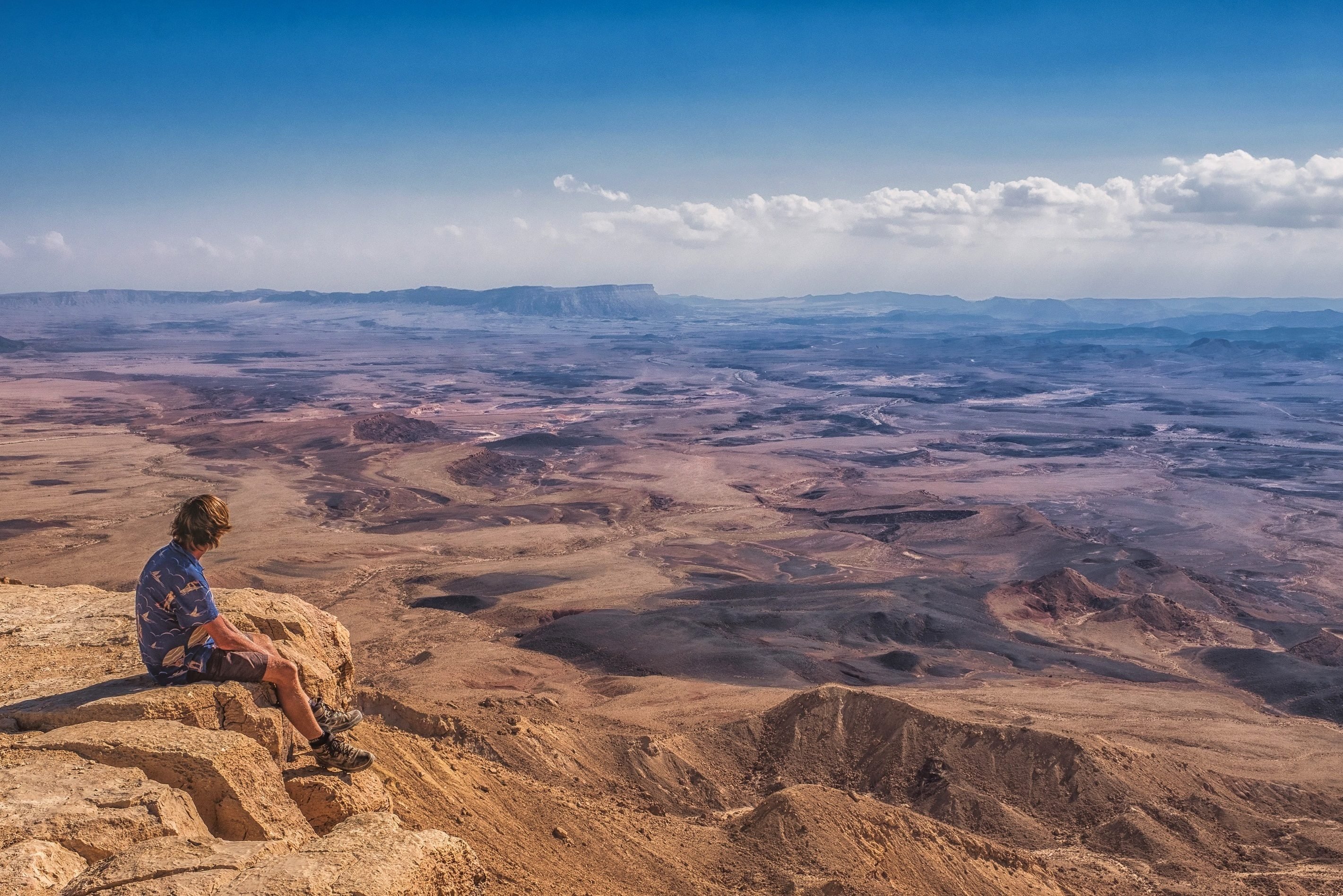 Makhtesh Ramon krater bij Mitzpe Ramon in Israël