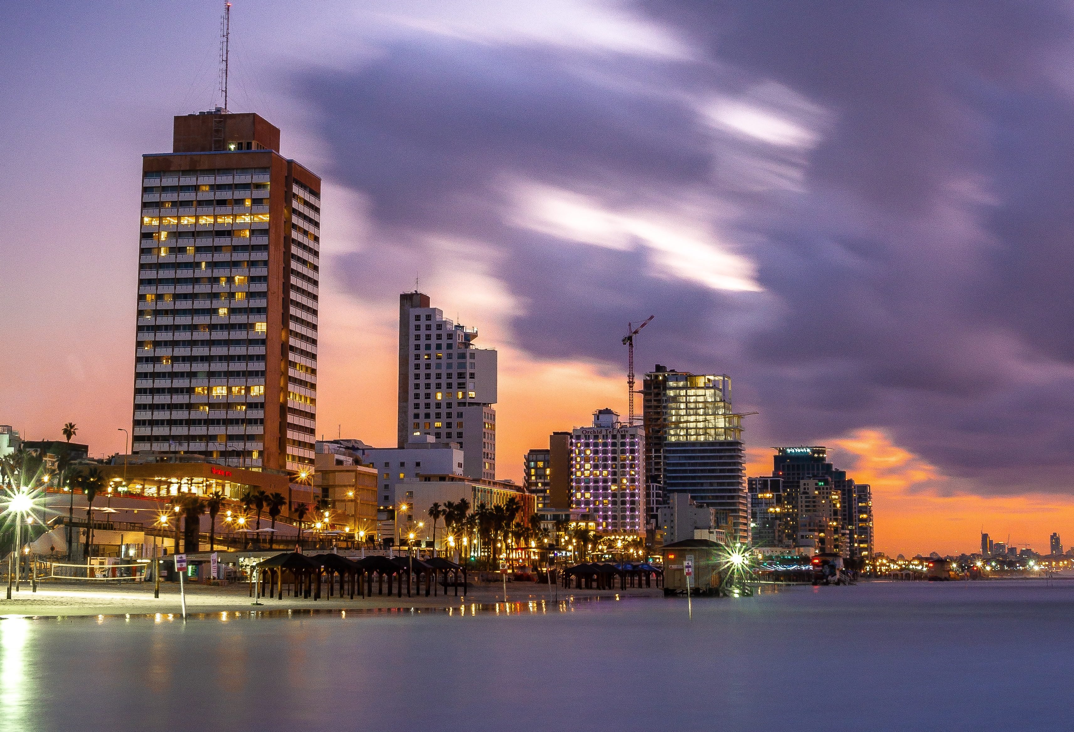 Nachtleven in Tel Aviv in Israël