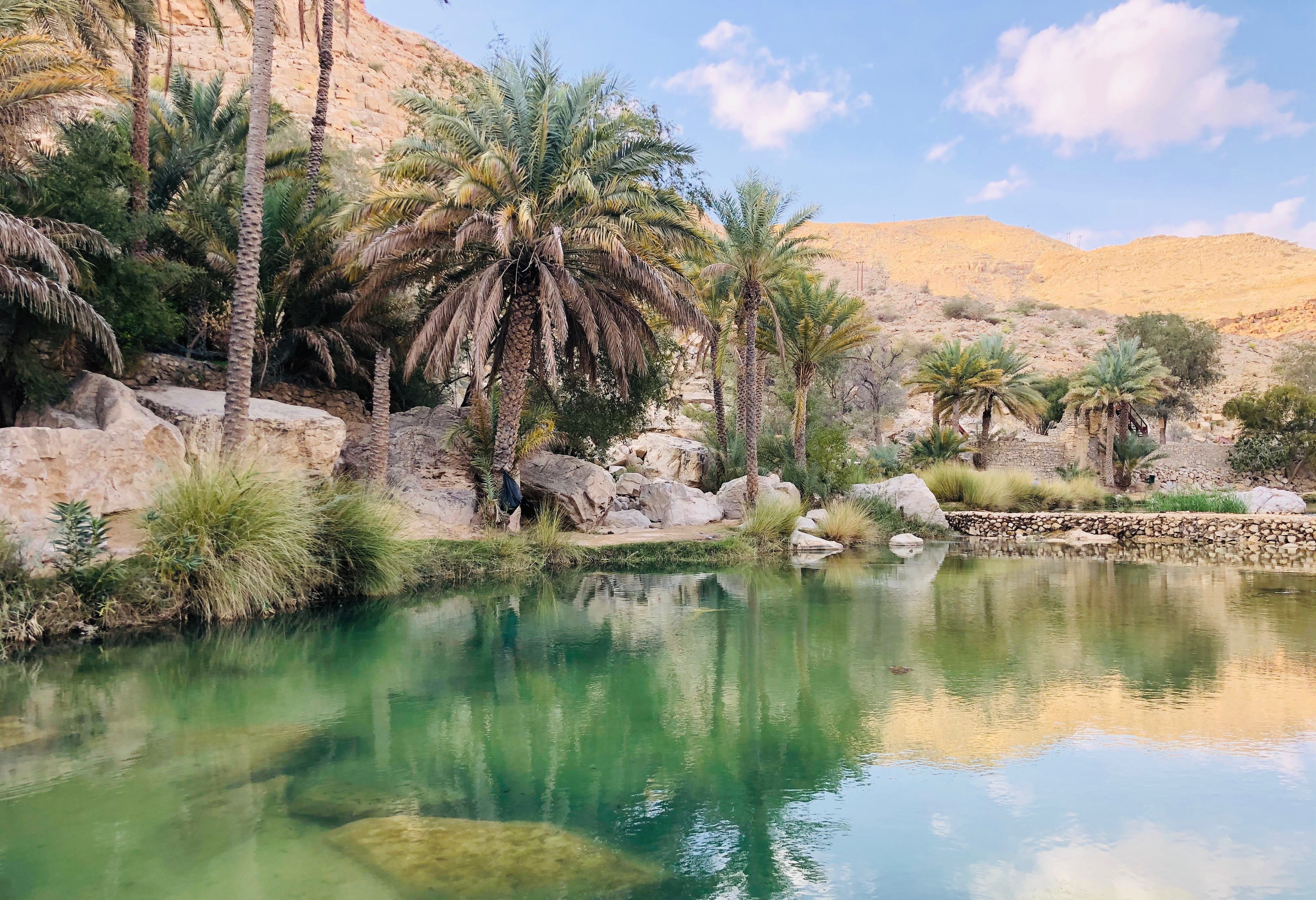 Wadi Bani Khalid in Oman