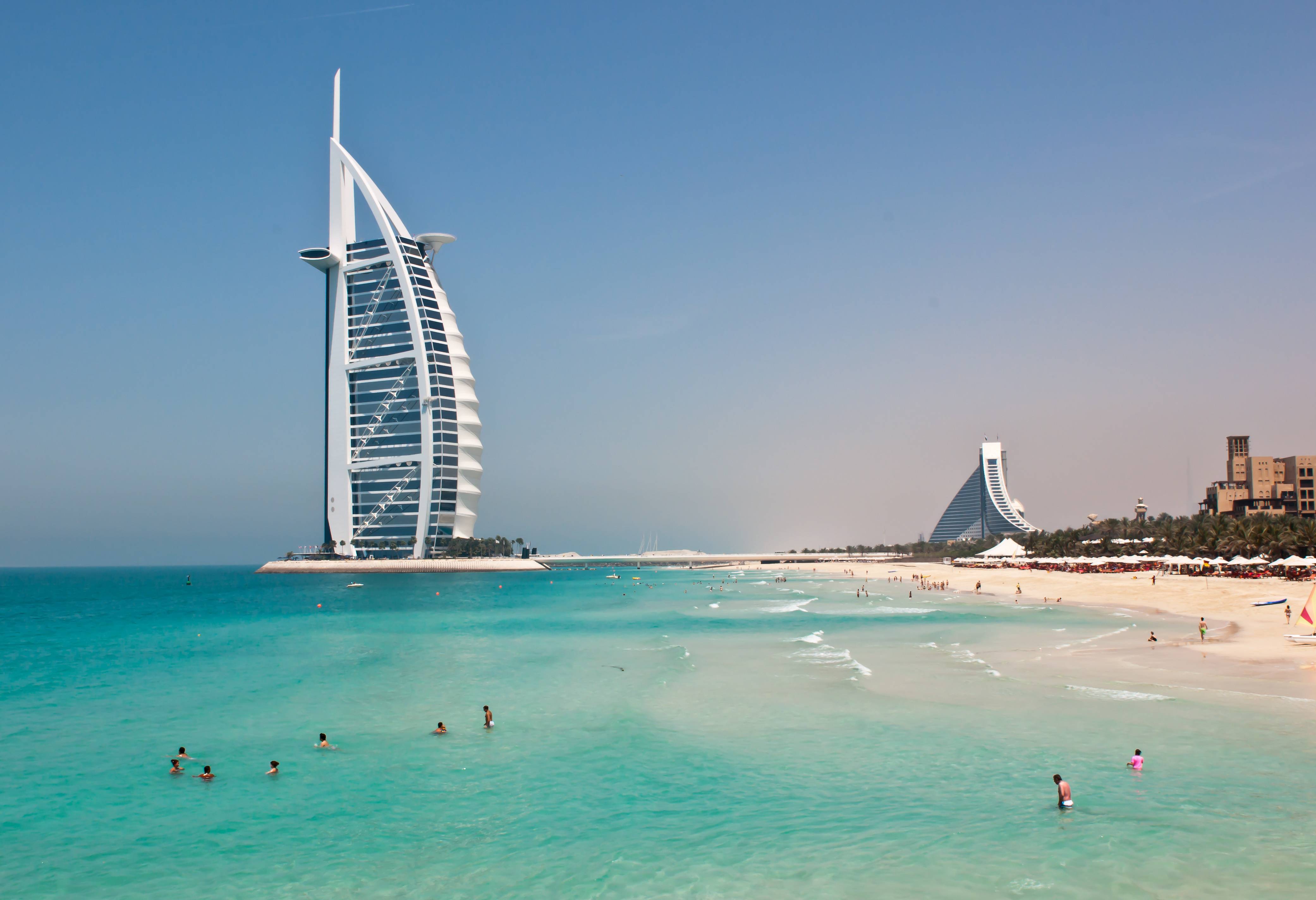 Jumeirah Beach in Dubai Verenigde Arabische Emiraten