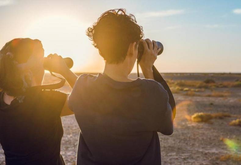Op zoek naar dieren in het Shaumari Wildlife Reserve in Jordanië