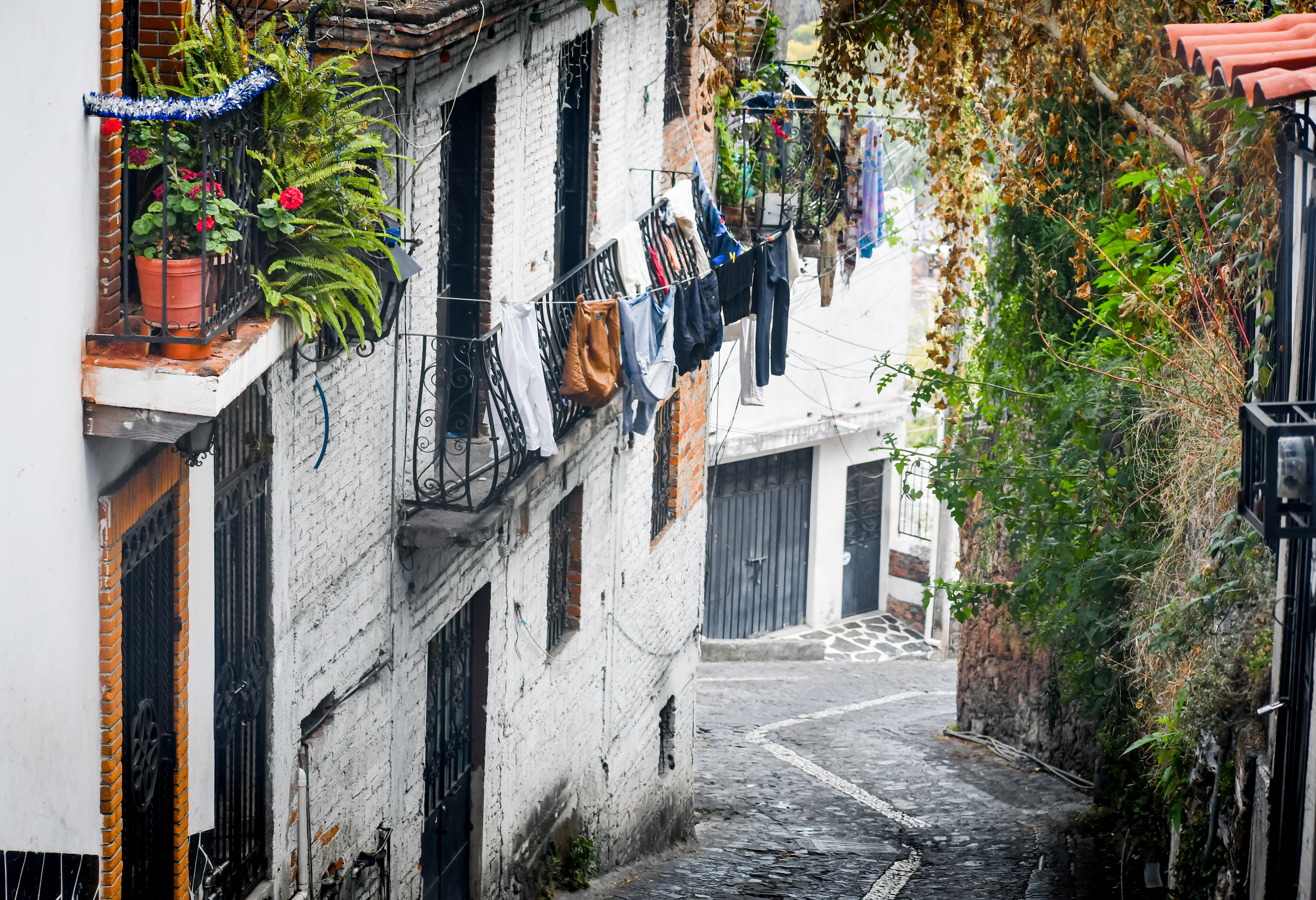Taxco zilverstad in Mexico