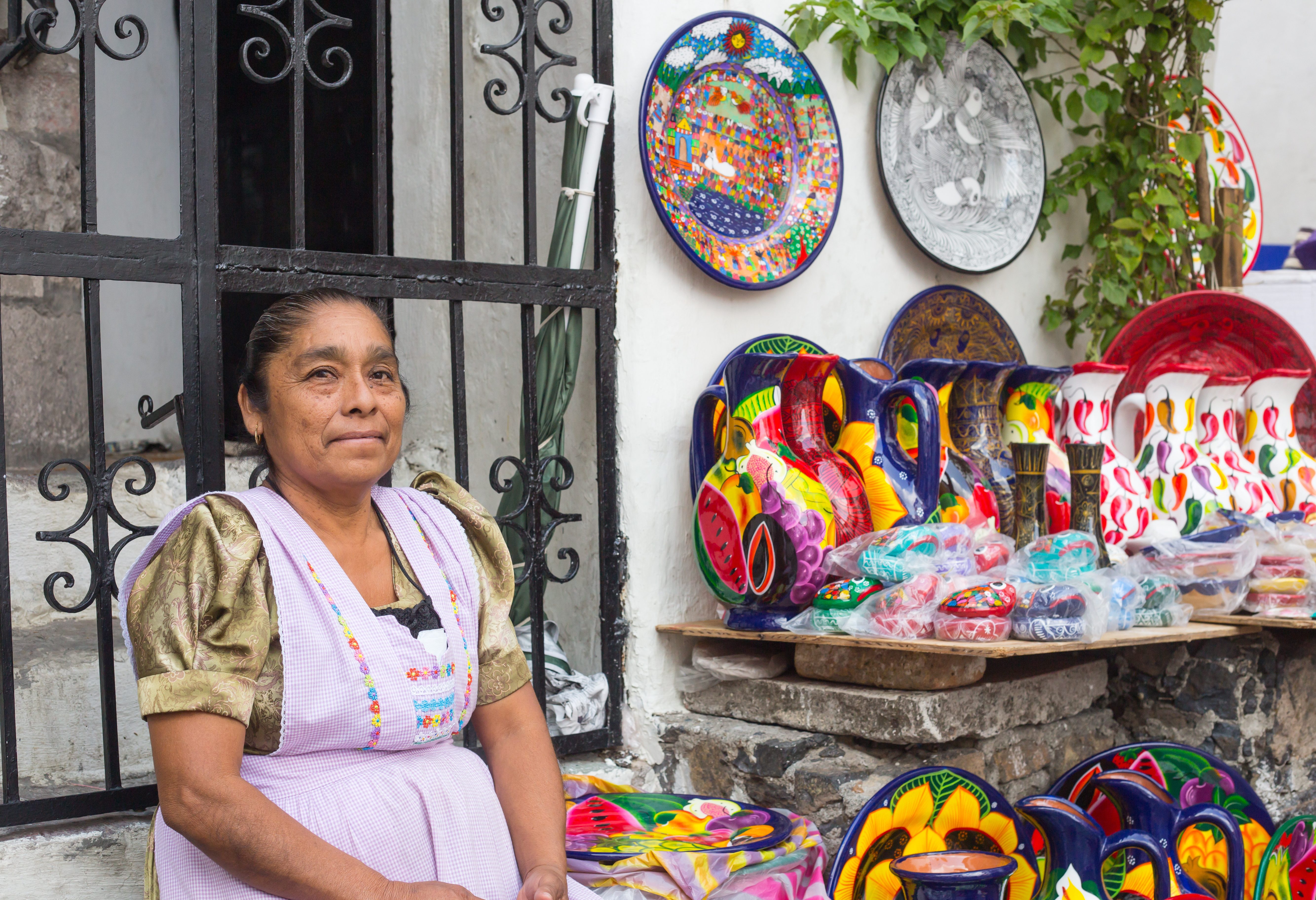 Taxco zilverstad in Mexico