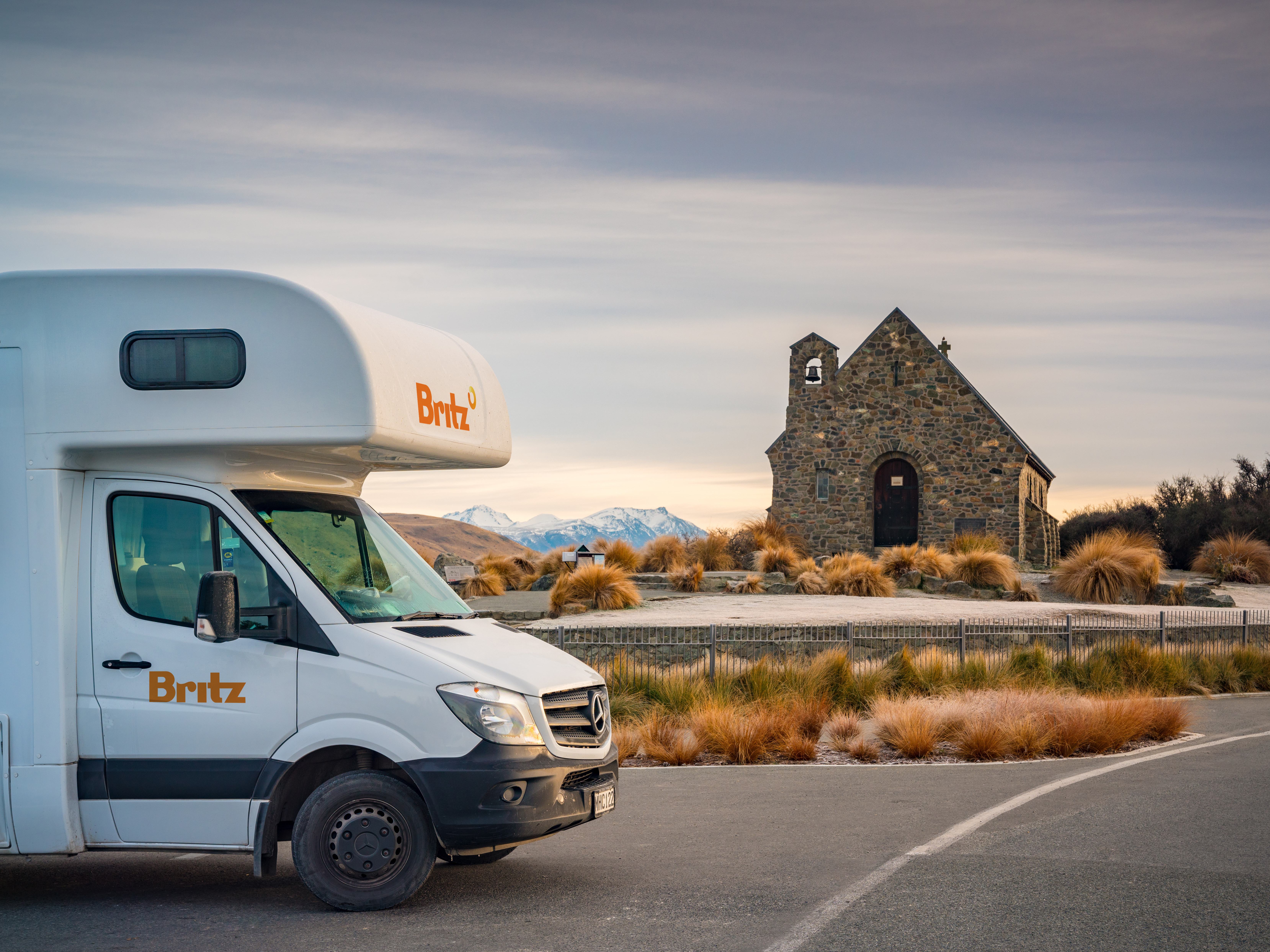 Signtseeing met de Frontier camper van Britz in Nieuw-Zeeland