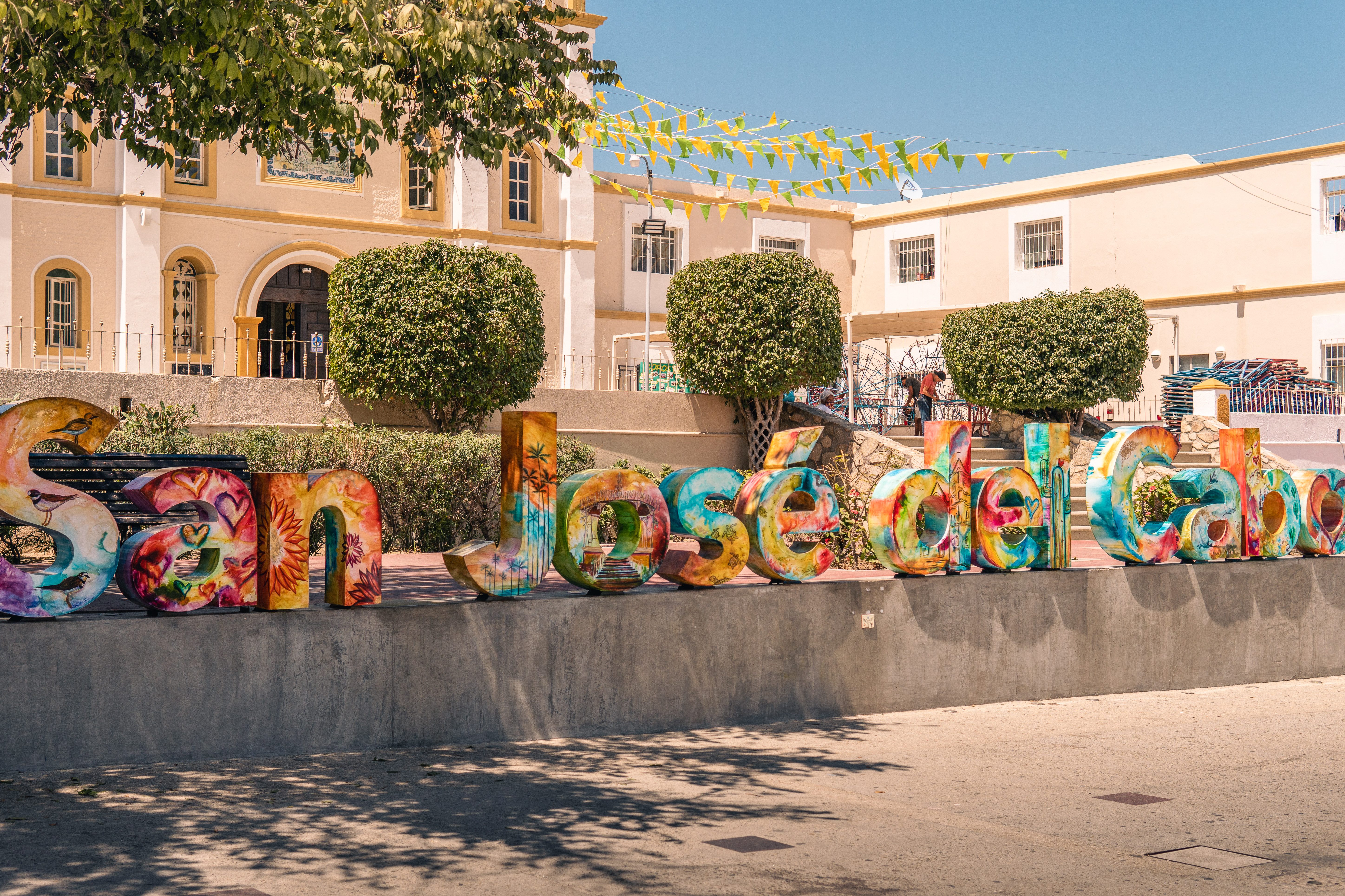 Letters van San Jose del Cabo in Mexico