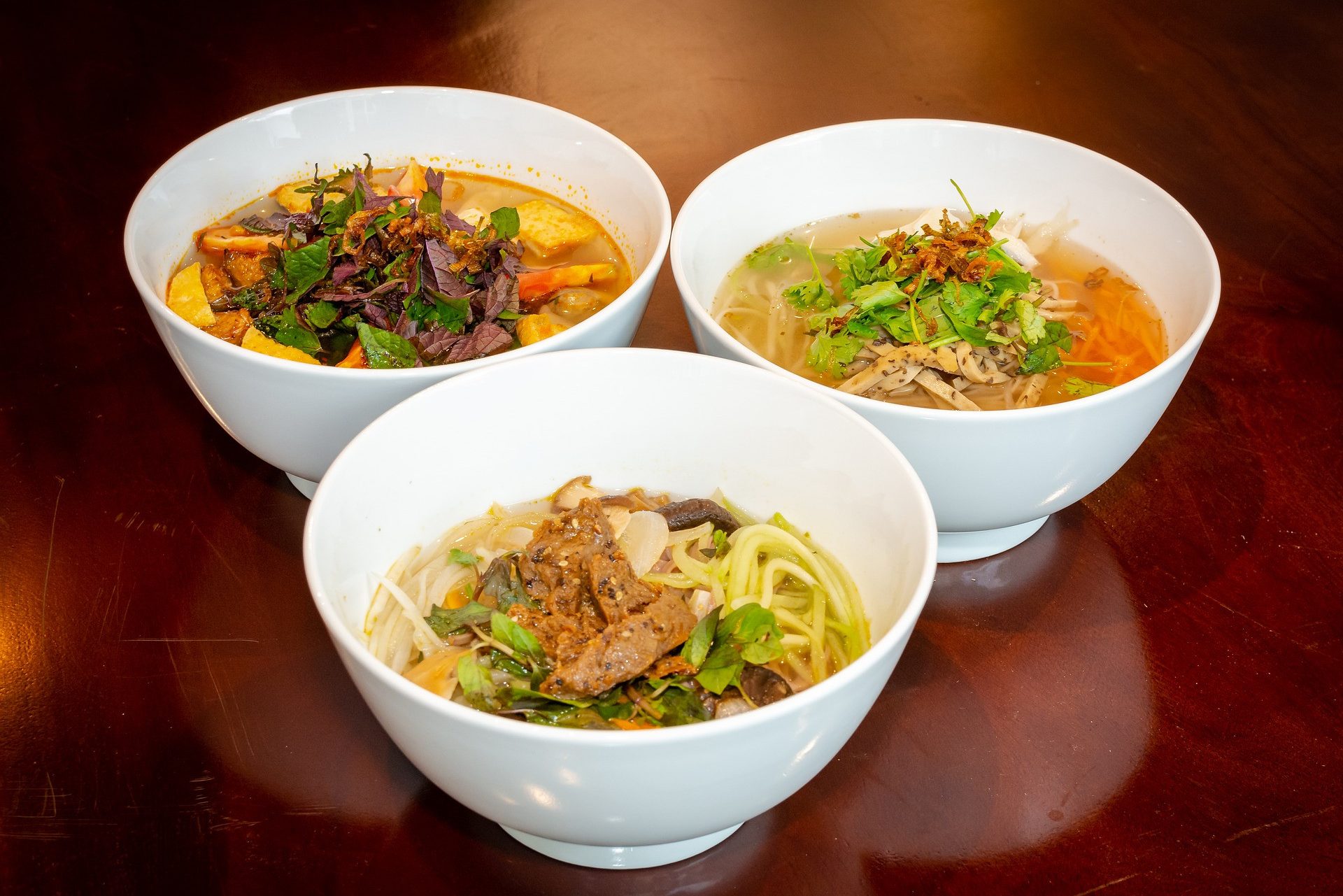 Pho noodle soep in Vietnam