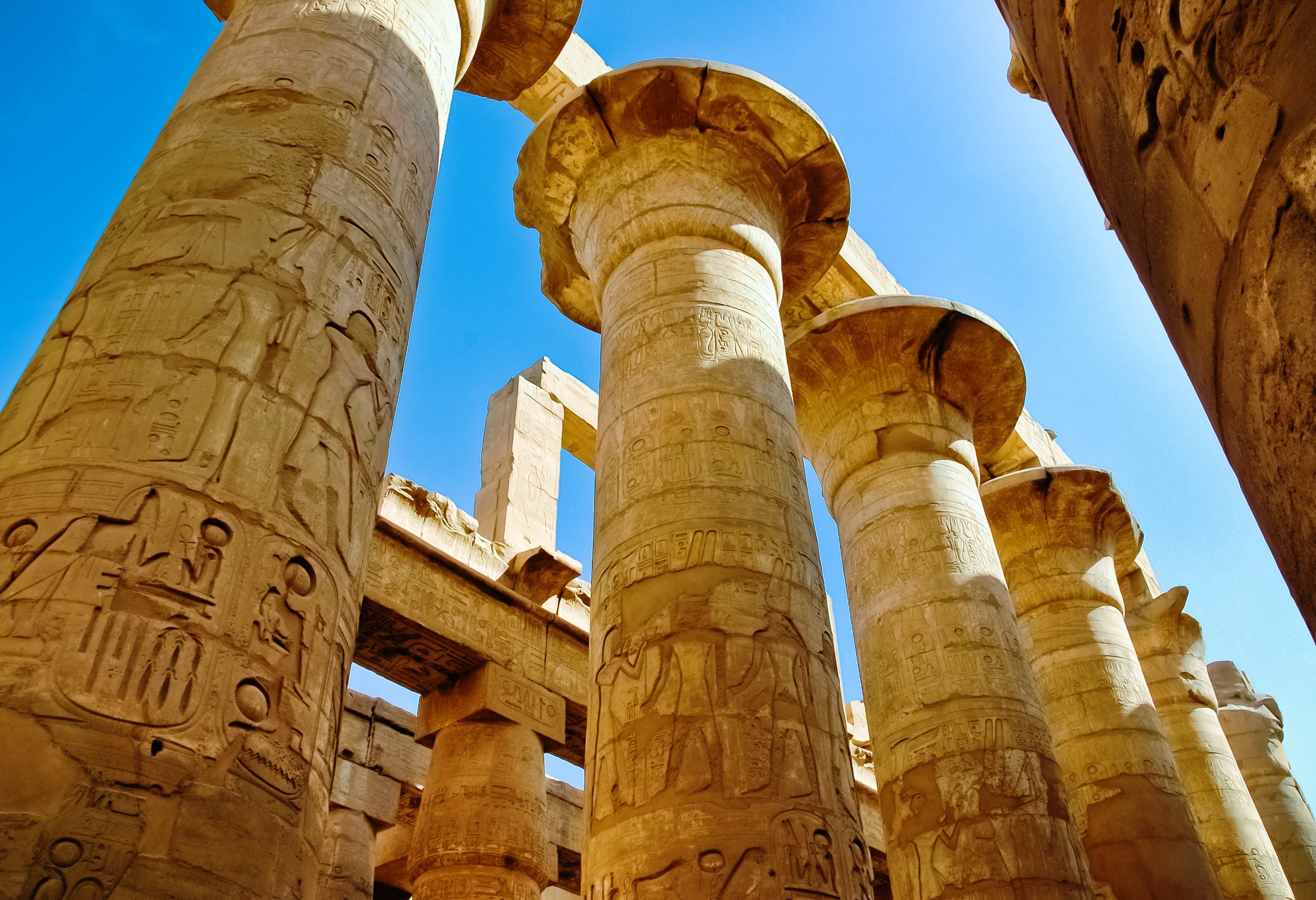 Karnak tempel bij Luxor in Egypte